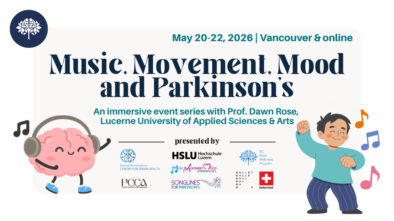 Event Series: Music, Movement, Mood, and Parkinson’s