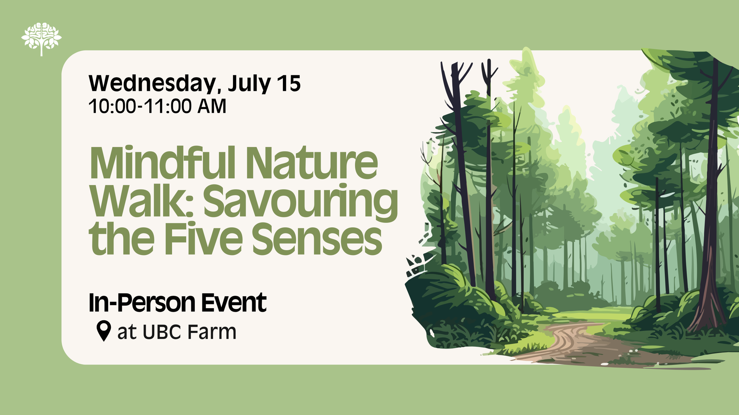 Mindful Nature Walk: Savouring the Five Senses