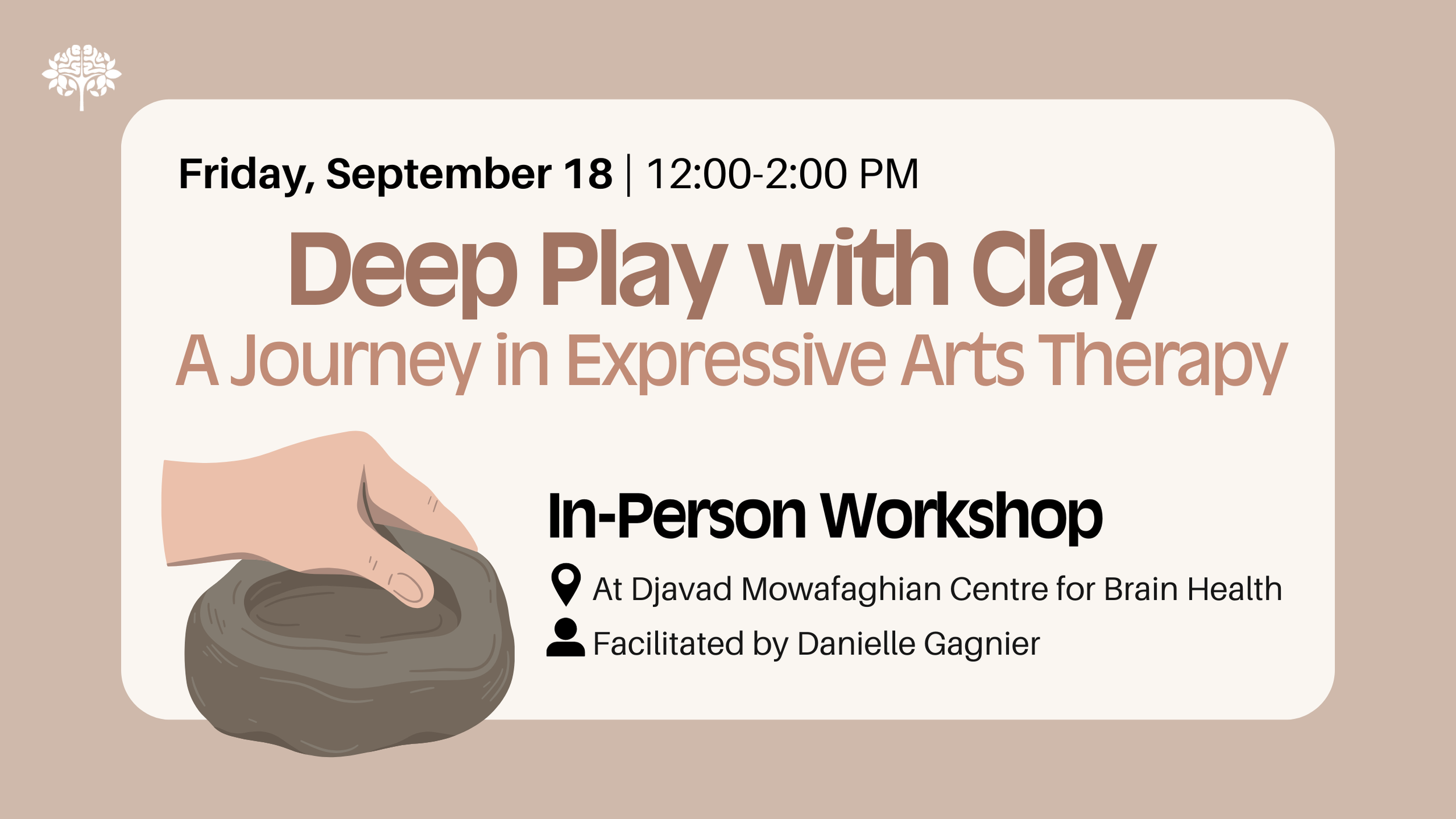In-Person Workshop: Deep Play with Clay – A Journey in Expressive Arts Therapy