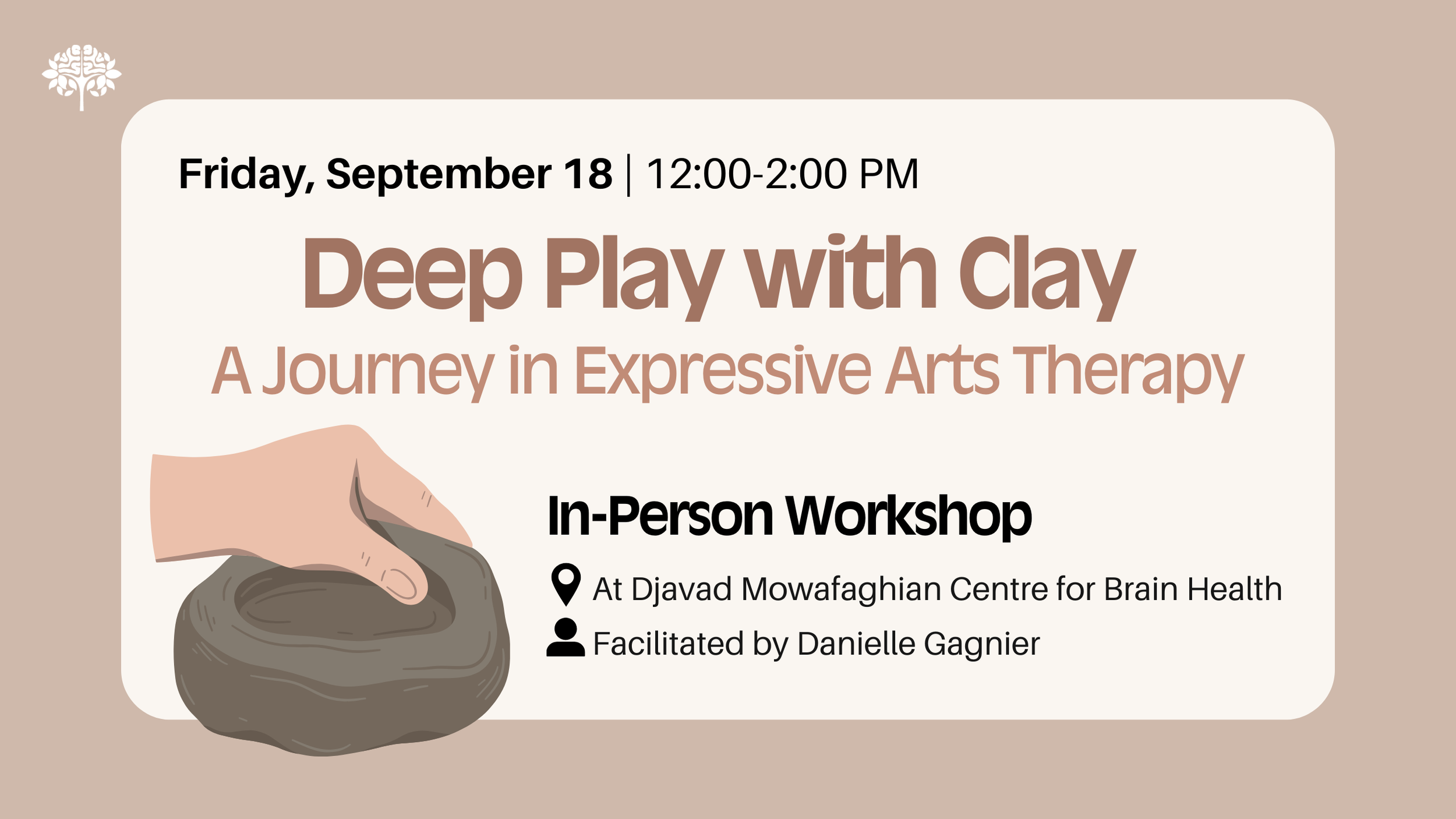 In-Person Workshop: Deep Play with Clay – A Journey in Expressive Arts Therapy
