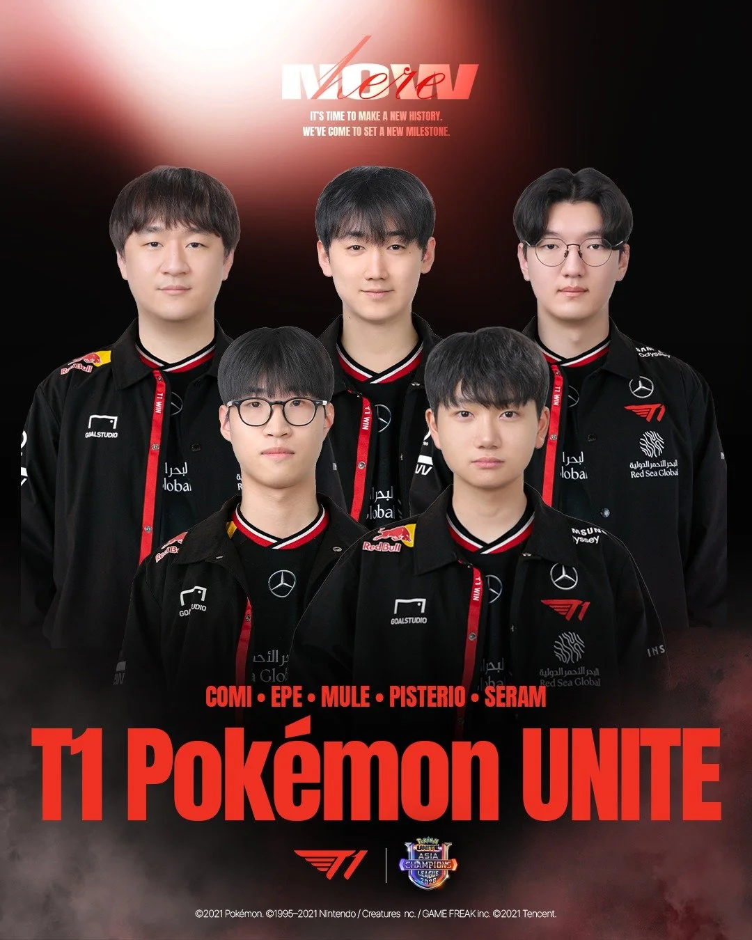 T1 Pok&eacute;mon팀 선수단에게 환영의 메시지를 남겨 주세요! 🎉

Let&rsquo;s give a big welcome to the T1 Pok&eacute;mon team! 🎉

#TogetherAs1 #NowHere #T1PokemonUNITE