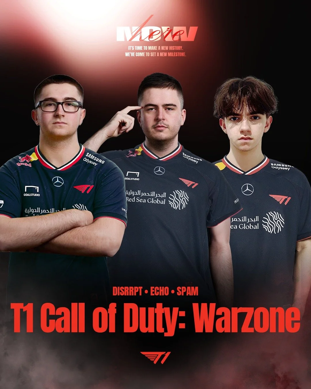 𝟐𝟎𝟐𝟓 𝐓𝟏 #𝐂𝐚𝐥𝐥𝐨𝐟𝐃𝐮𝐭𝐲𝐖𝐚𝐫𝐳𝐨𝐧𝐞

'Disrrpt' | 'Echo' | 'spam'

#TogetherAs1 #NowHere #T1CallofDutyWarzone