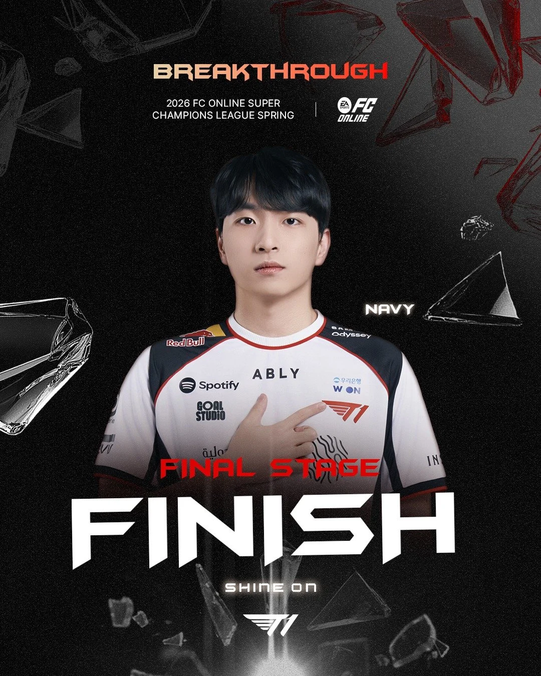 𝐓𝐇𝐀𝐍𝐊 𝐘𝐎𝐔 | 𝟐𝟎𝟐𝟔 𝐅𝐒𝐋 𝐒𝐏𝐑𝐈𝐍𝐆

&lsquo;Navy&rsquo; 선수의 2026 FSL SPRING 여정이 막을 내렸습니다.
더욱 발전하는 모습을 보여주기 위해 최선을 다해 준 &lsquo;Navy&rsquo; 선수에게 감사드리며,
앞으로의 여정에도 많은 응원 부탁드립니다.

'Navy' has wrapped up his journey at 2026 FSL SPRING.
Thank yo