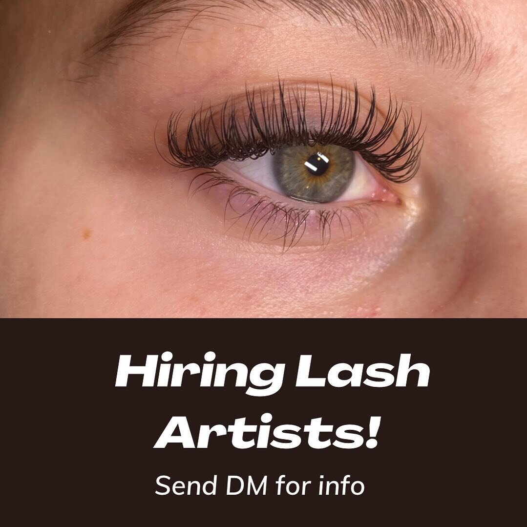 Our books are full and we need more lash pros!

Experience preferred, but we  will train. Send DM for info!