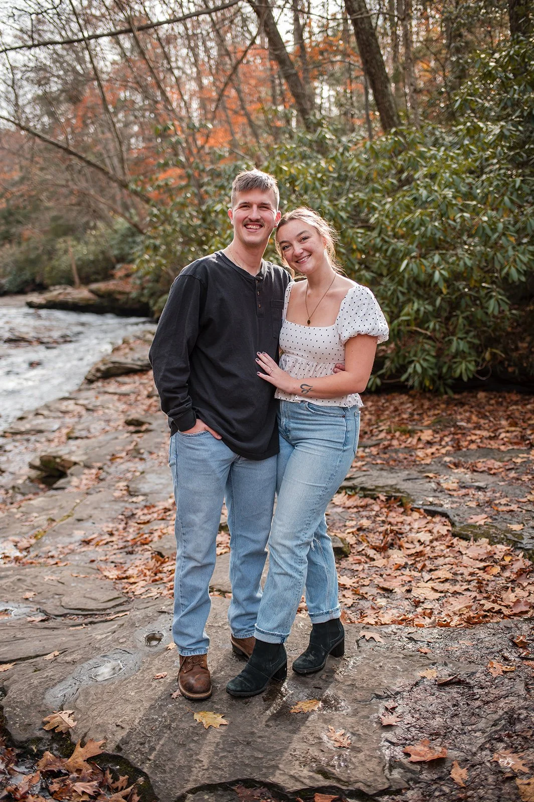 Elisabeth + Troy's Ohiopyle Engagement Session