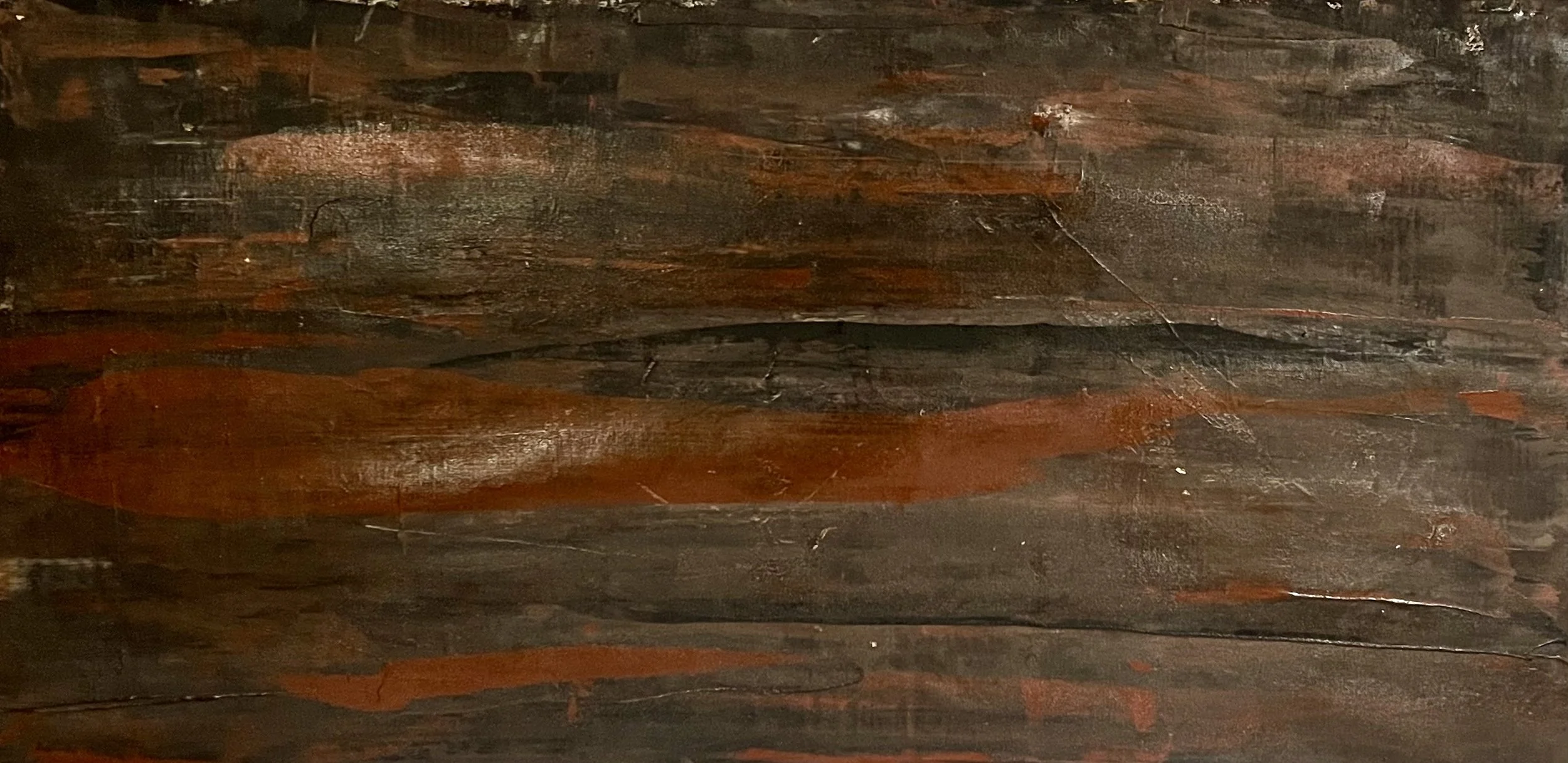 Deep Red 24”/48” acrylic on canvas 2026