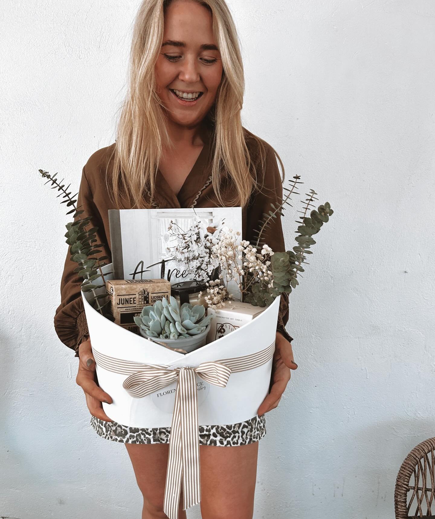 Don&rsquo;t want flowers? chat to us about making a personalised hamper 🤍