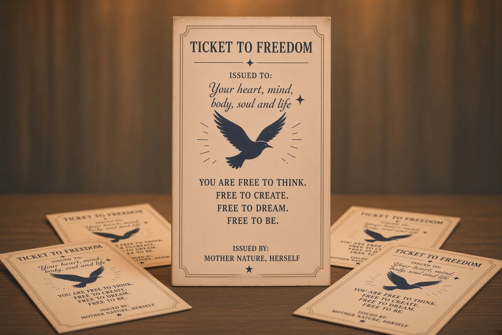 The Ticket to Your Freedom