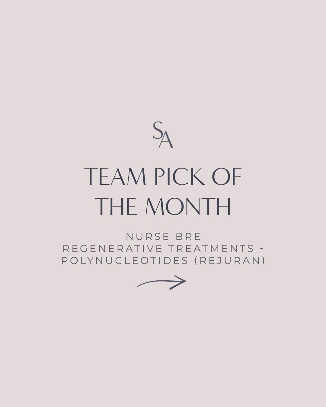 Nurse Bre&rsquo;s Team Pick of the Month.

REJURAN is a versatile polynucleotide treatment derived from wild salmon DNA that rejuvenates and repairs the skin at a cellular level. Ideal for the face or the under eye area, REJURAN encourages the produc