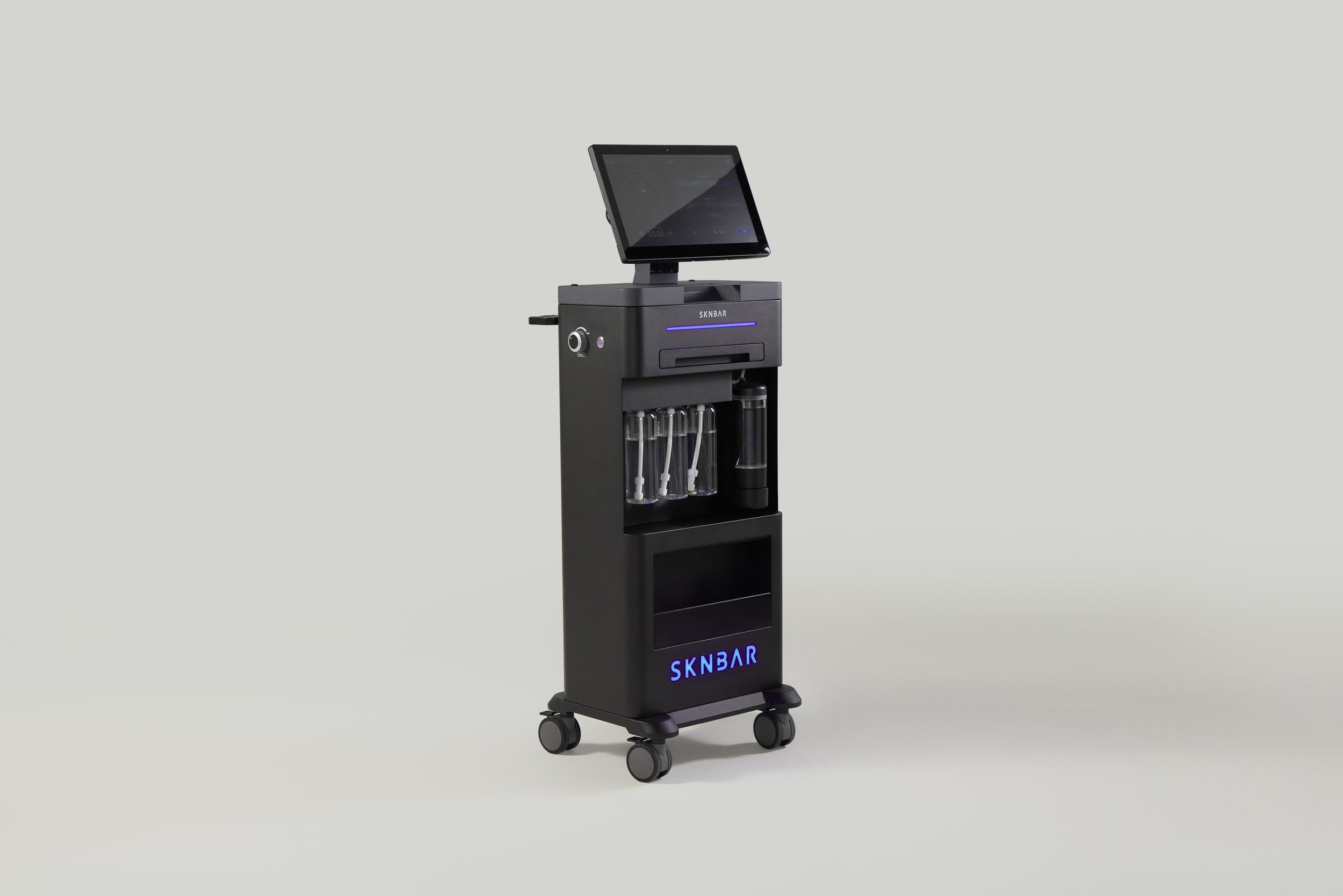 Korean glass skin meets clinical technology. Introducing SKNBAR.