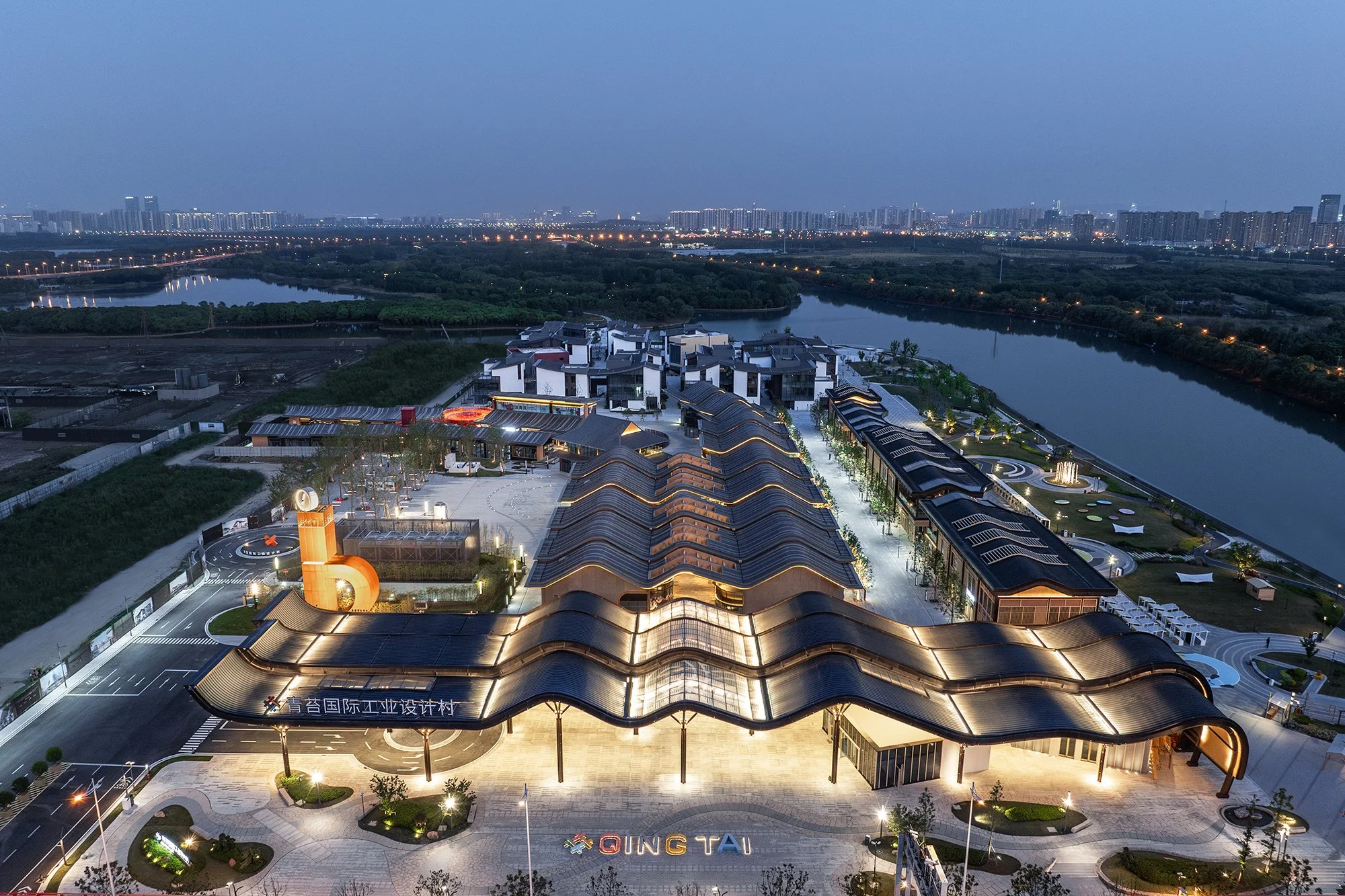 SPARK_Suzhou Qingtai phase 1_31一期北侧夜景鸟瞰_Credit_CreatAR.jpg