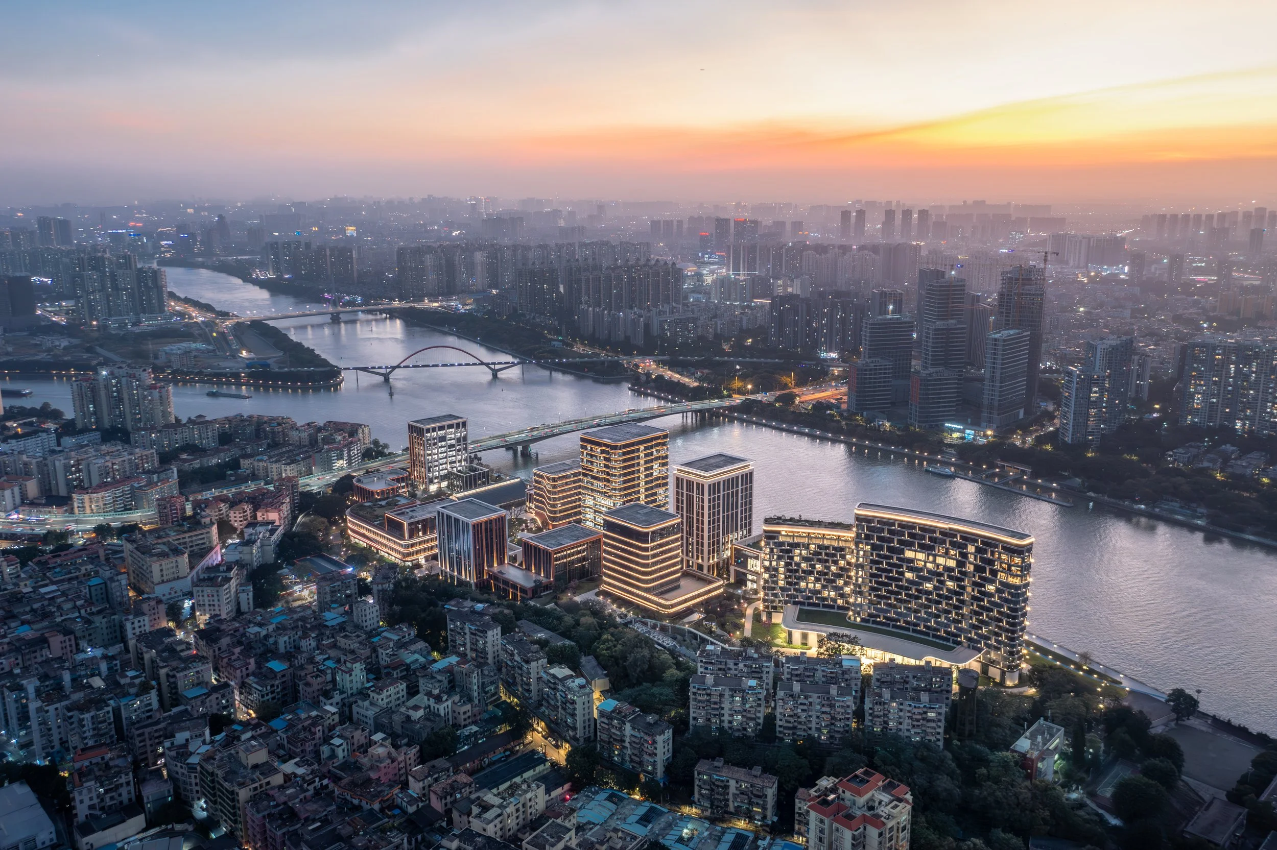 Huawei R&amp;D Campus in Guangzhou by SPARK Architects: A Riverfront Research District