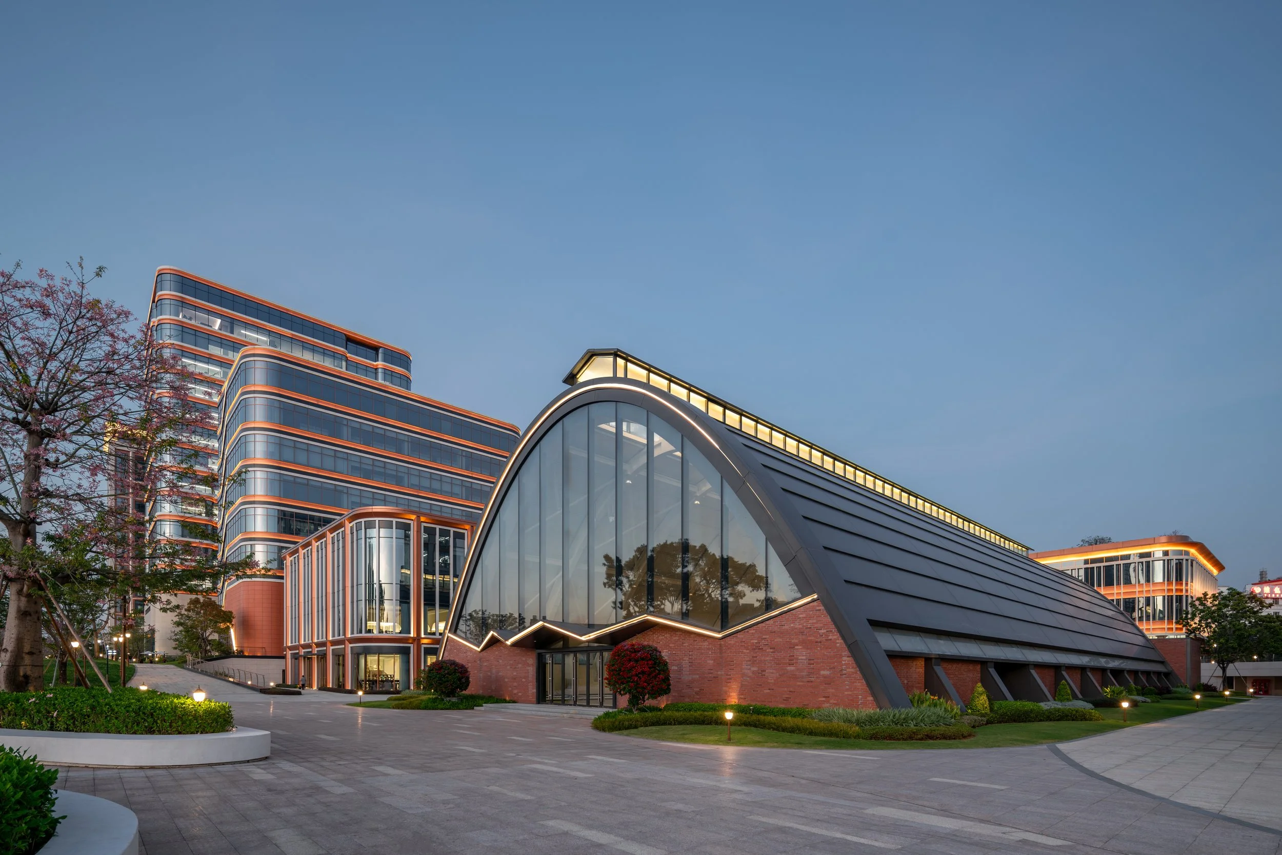 The sugar factory after the redesign into an exhibition hall.