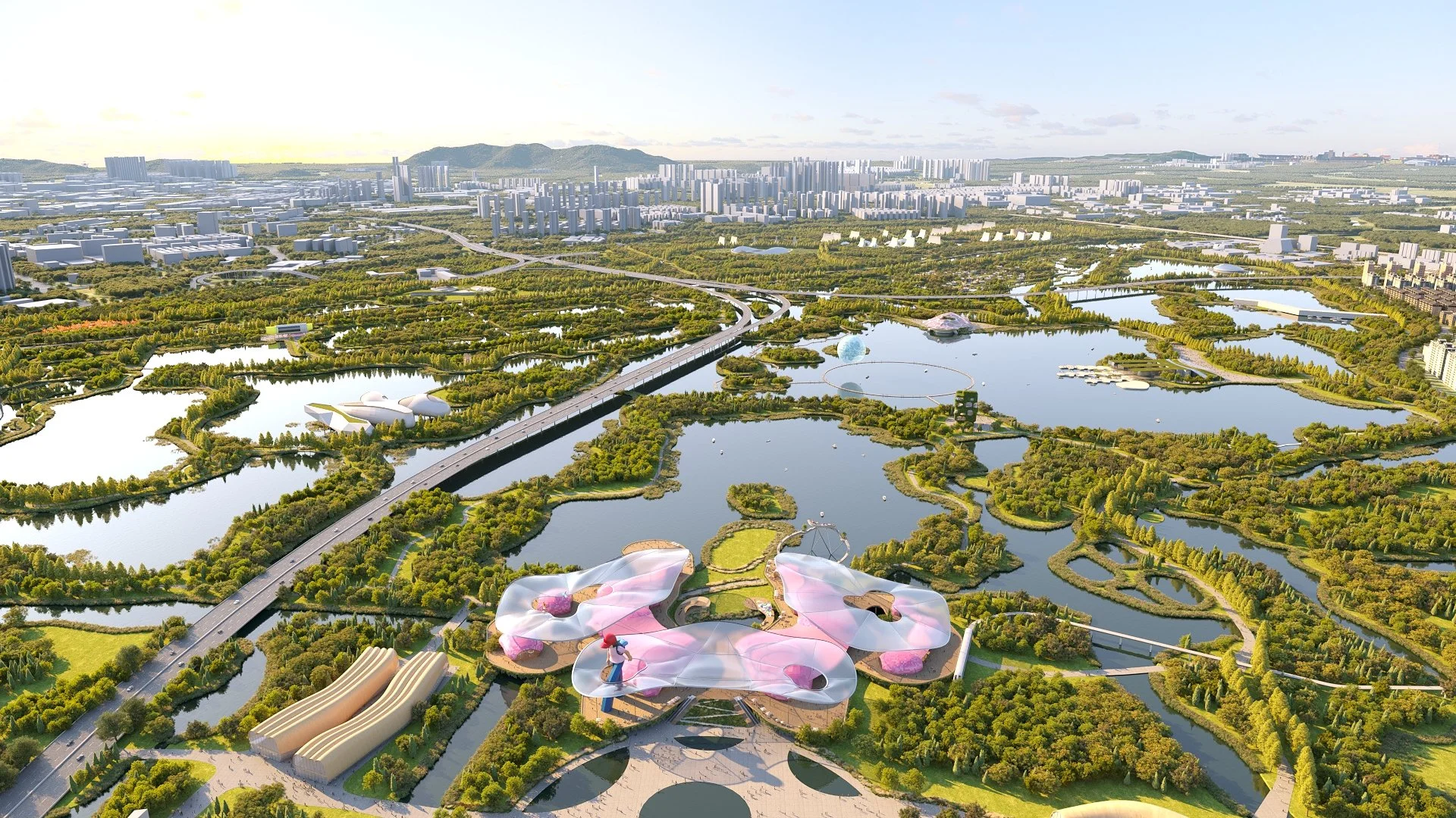 3 Core science pavilions:                       in huqiu science popularisation education base