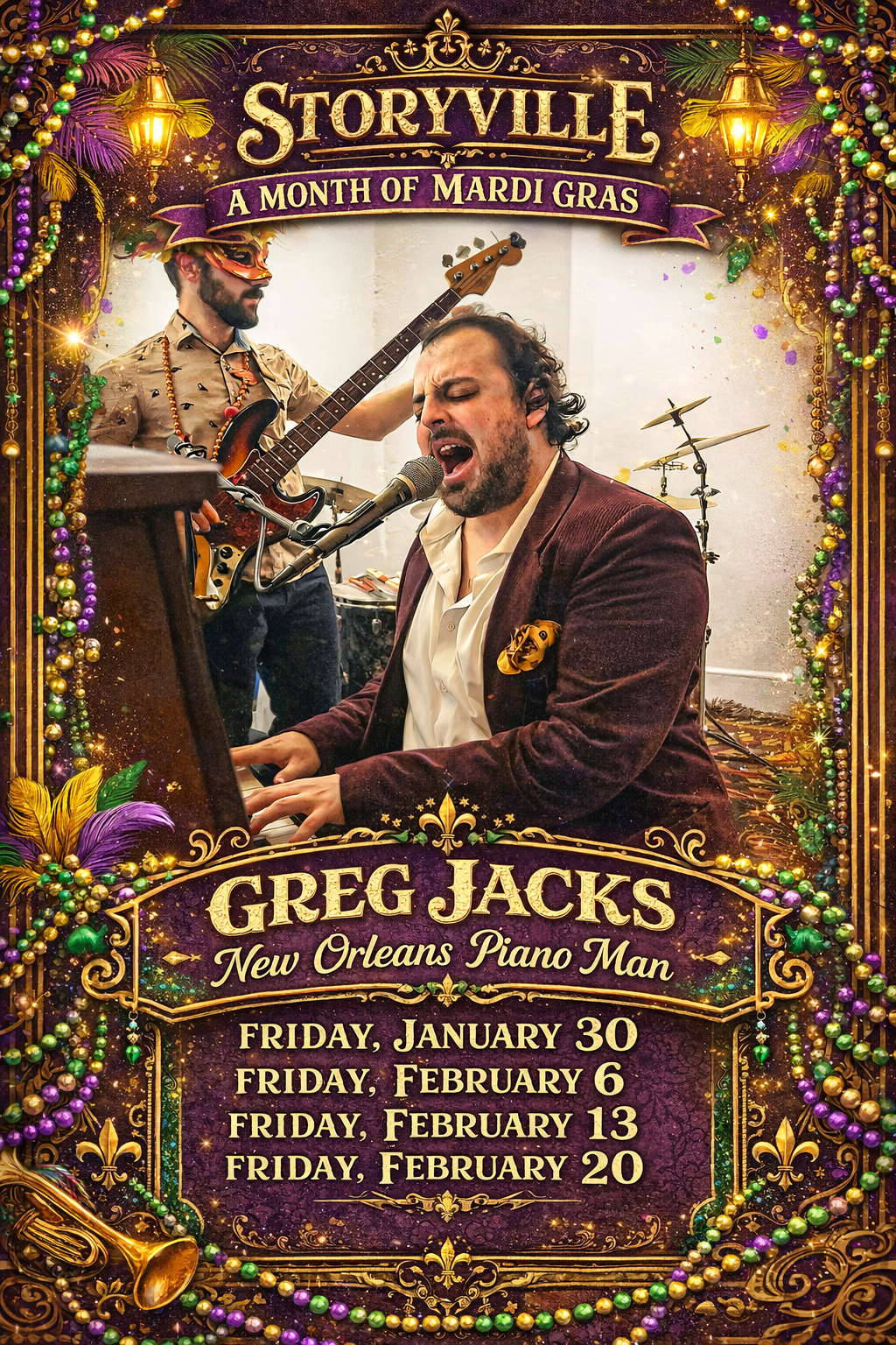 Greg Jacks Solo at Storyville