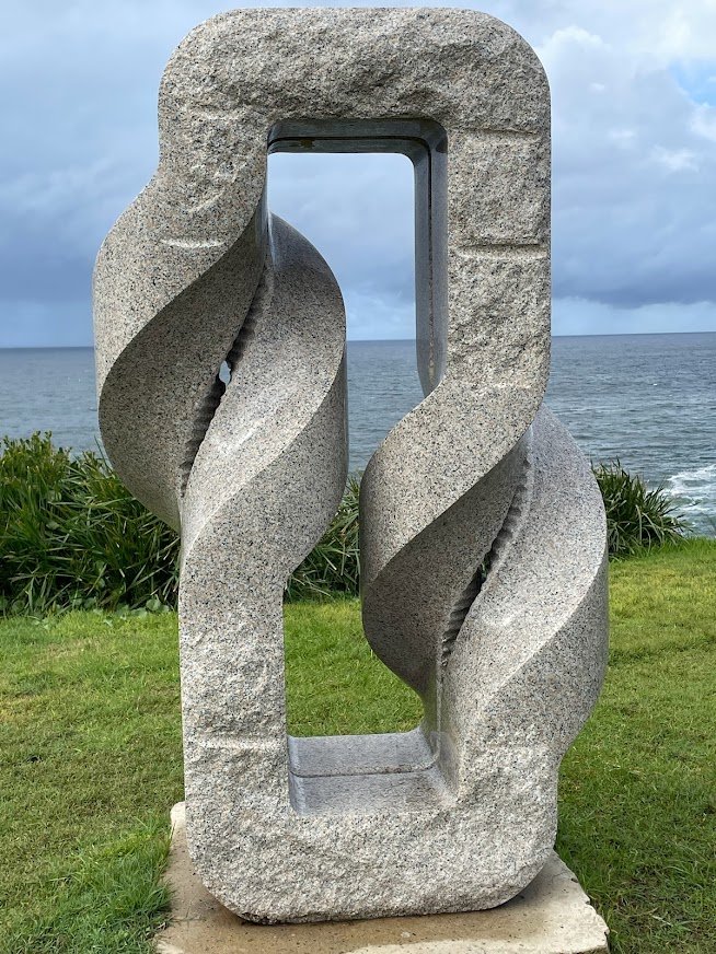 Oushi Zokei 2021 Twice Twist Bands,
sculpted by Keizo Ushio for Sculptures by the Sea