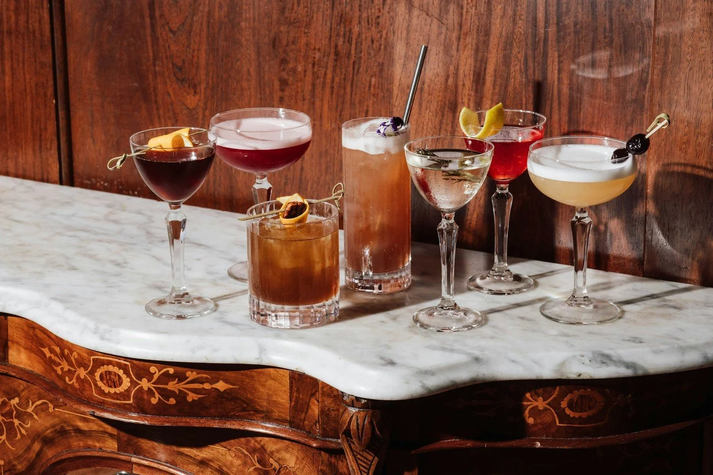 Never skip the refreshments...
Whether you're looking for a classic or something new, our bar team can whip you up something incredible
