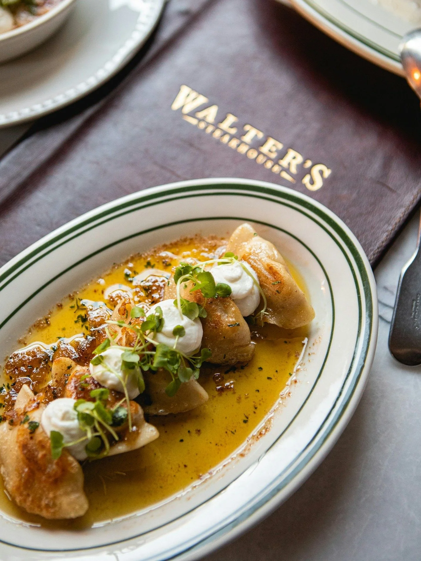 Who says you have to wait till Friday night to treat yourself? Our pan-fried potato and cheese Pierogis with brown butter and malted onions are perfect any day of the week!