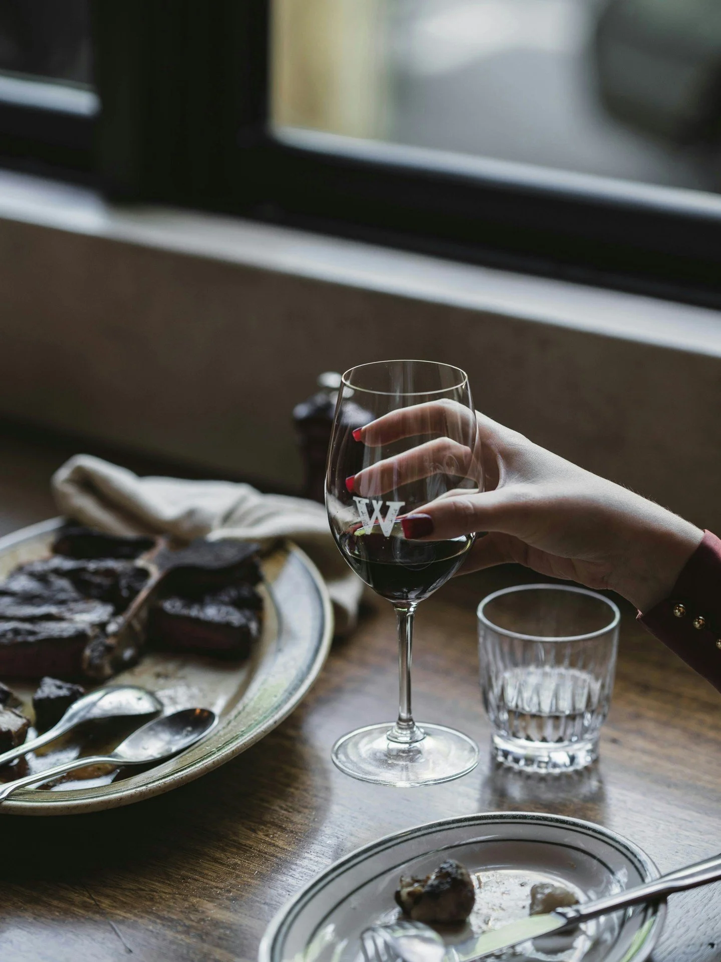 A Porterhouse and a glass of red? That's a Saturday night we can get behind.