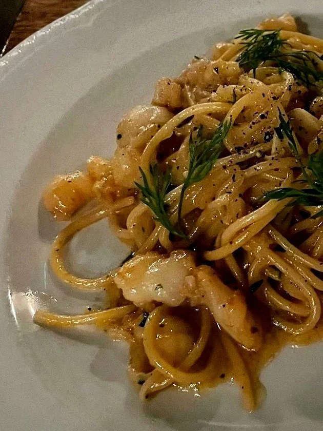 Bay Lobster, confit garlic, butter sauce. See you for lunch.