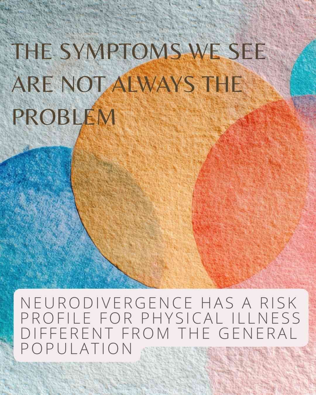 With neurodivergence, the risk profile for physical illness is meaningfully different from the general population.

🔹 There is more than double the prevalence of connective tissue differences, particularly joint hypermobility.
🔹 Rates of chronic pa
