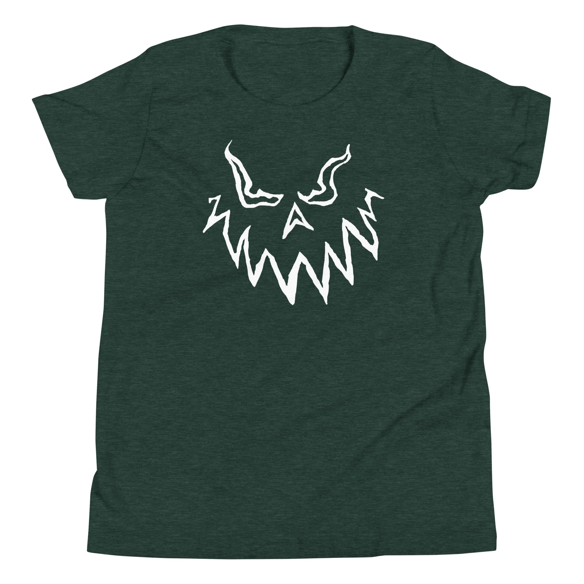 youth-staple-tee-heather-forest-front-68dee3f046bb2.jpg