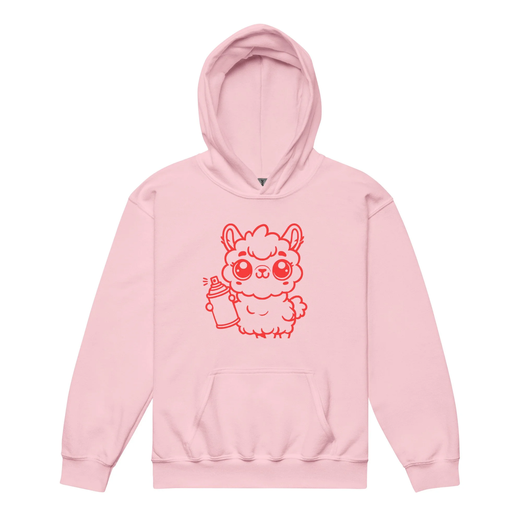 Llama Graffiti Kids design by TSEL -  Youth heavy blend hoodie
