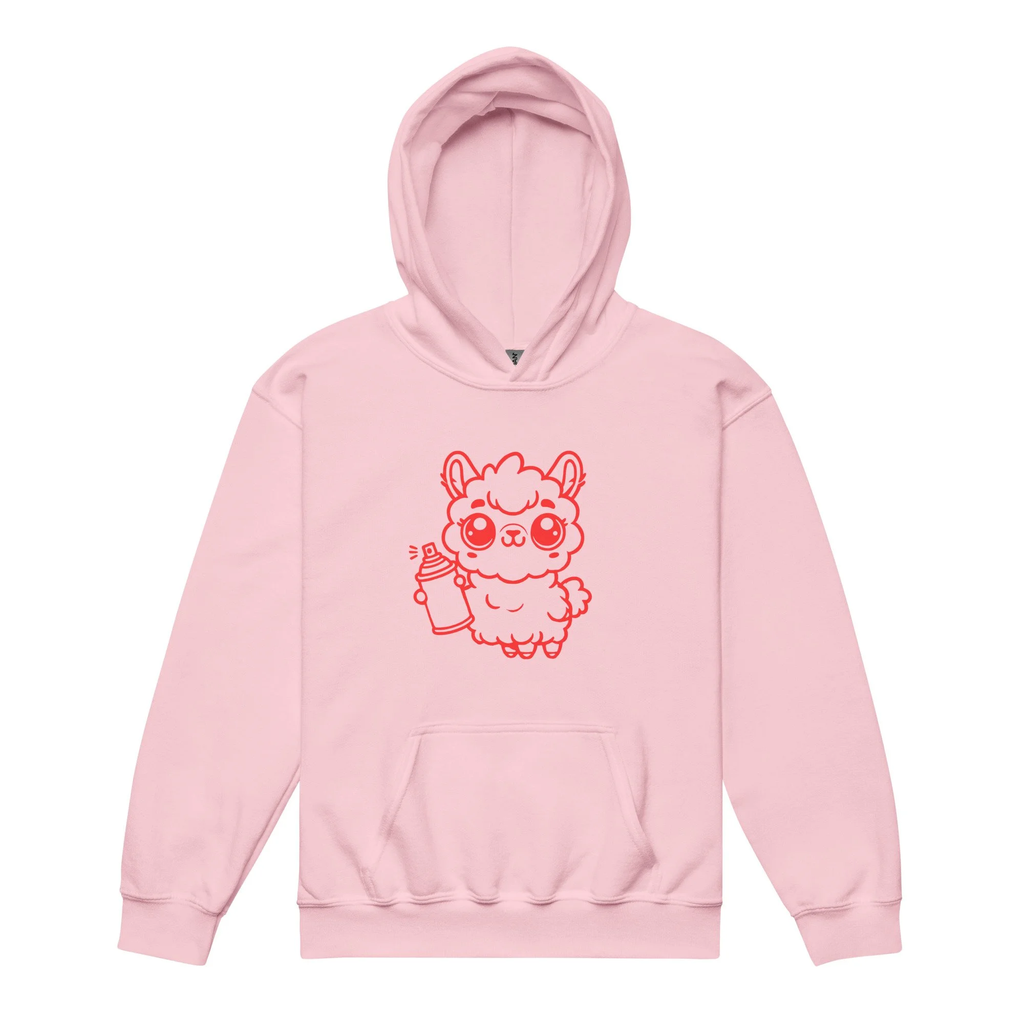 Llama Graffiti Kids design by TSEL -  Youth heavy blend hoodie
