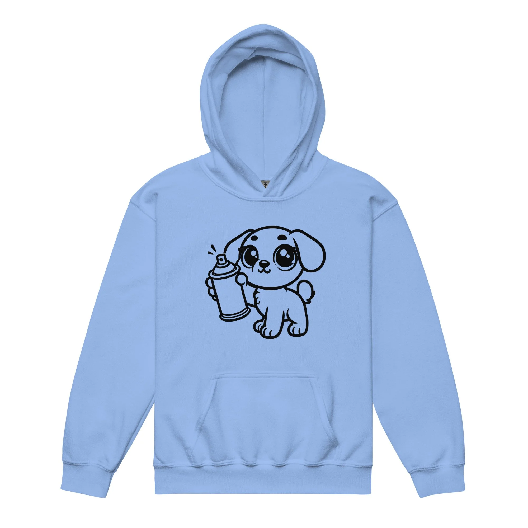 Puppy Graffiti Kids design by TSEL - Youth heavy blend hoodie