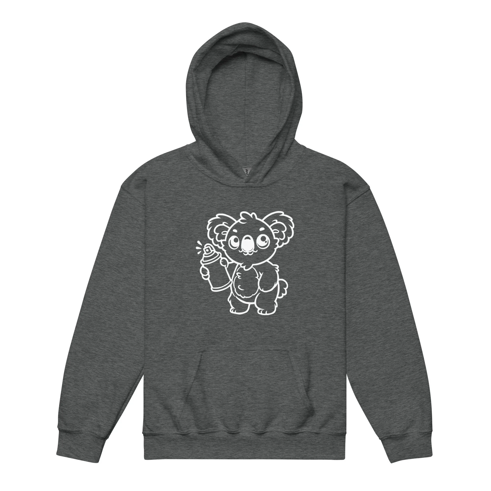 Koala Graffiti Kids design by TSEL - Youth heavy blend hoodie