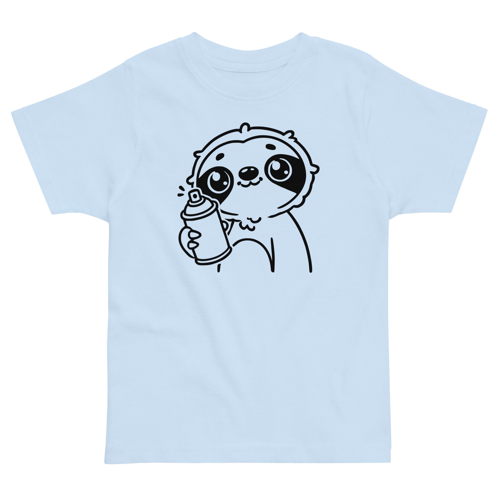 Sloth Graffiti Kids design by TSEL - Toddler jersey t-shirt