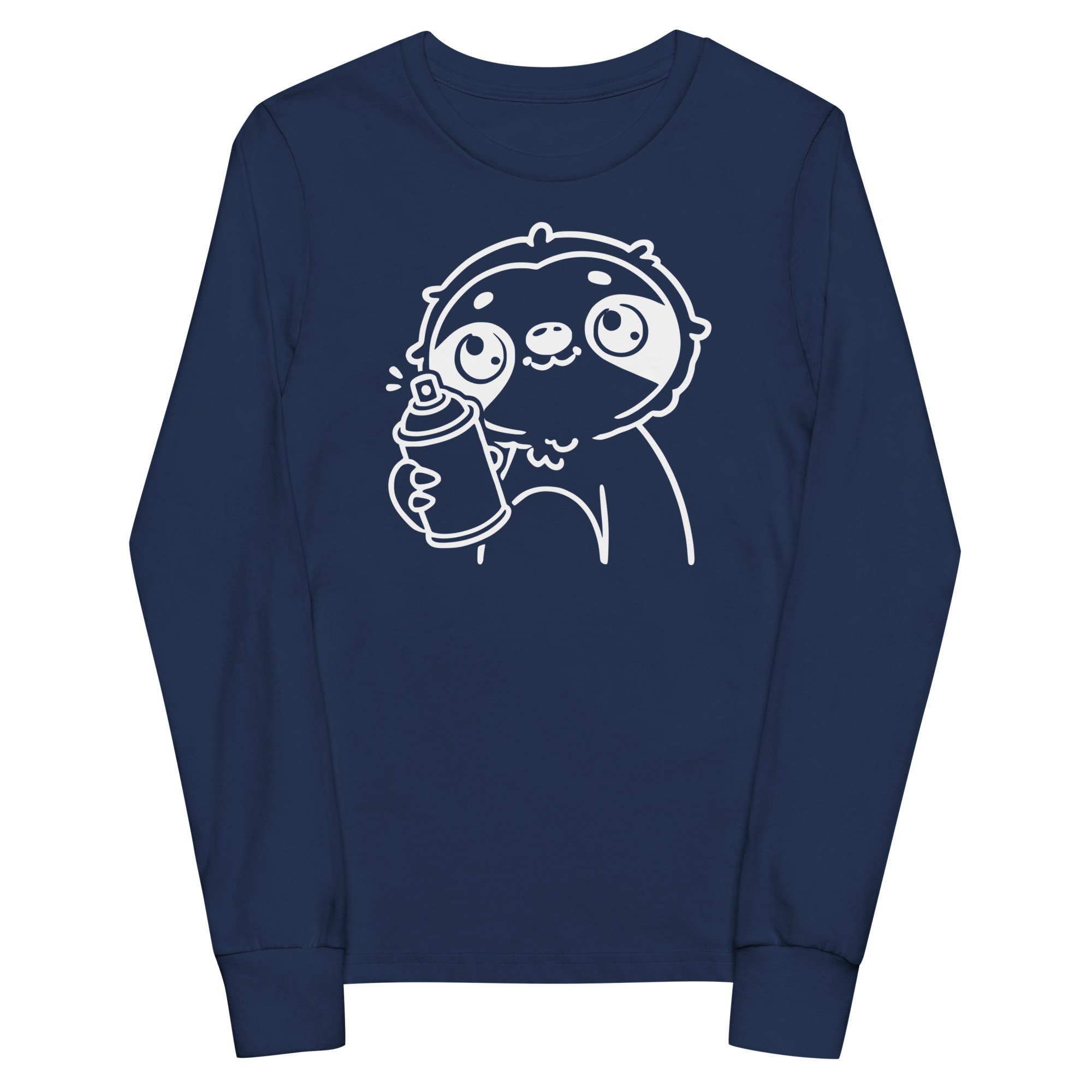 Sloth Graffiti Kids design by TSEL - Youth long sleeve tee