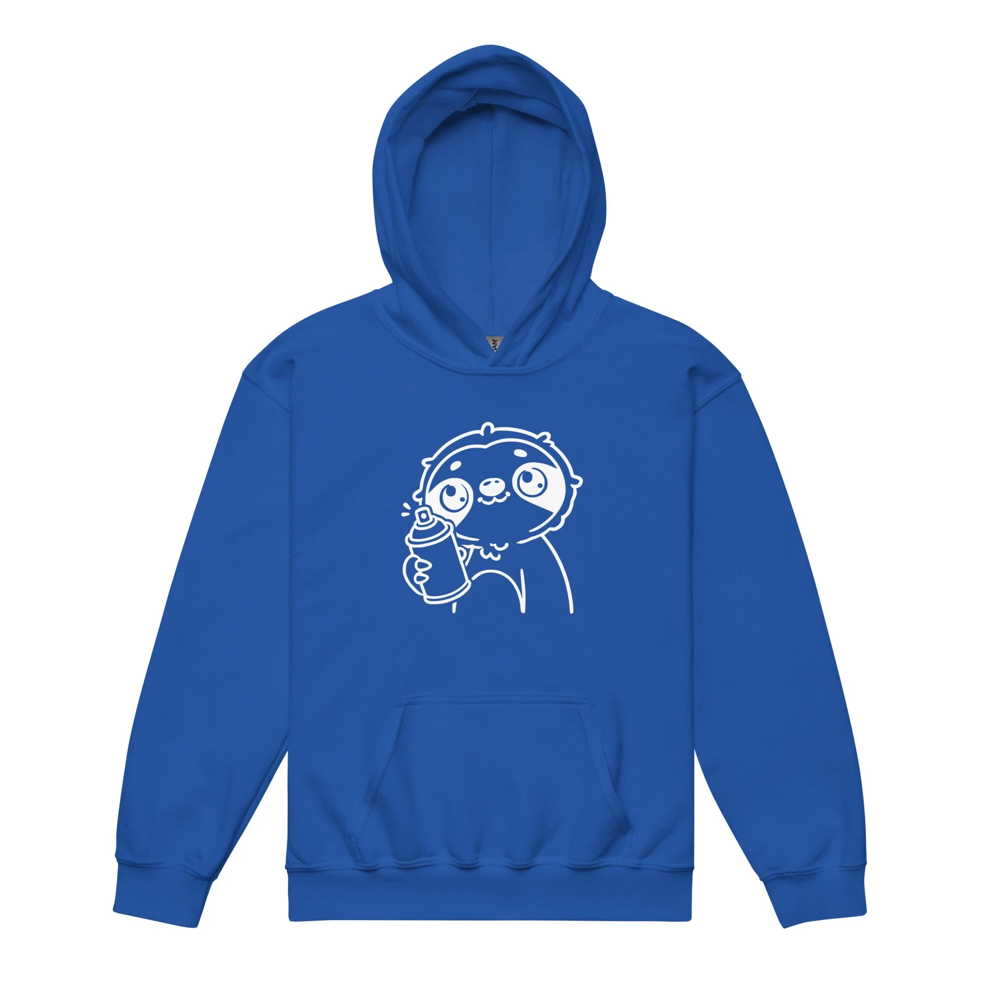 Sloth Graffiti Kids design by TSEL - Youth heavy blend hoodie