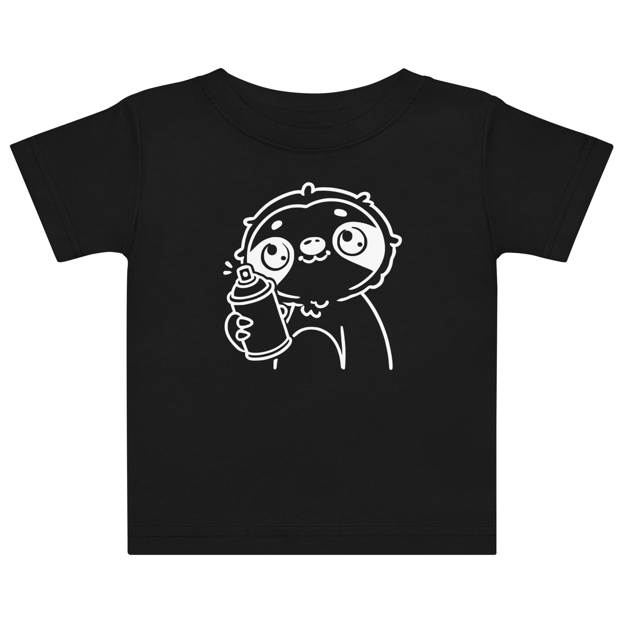 Sloth Graffiti Kids design by TSEL - Baby jersey t-shirt