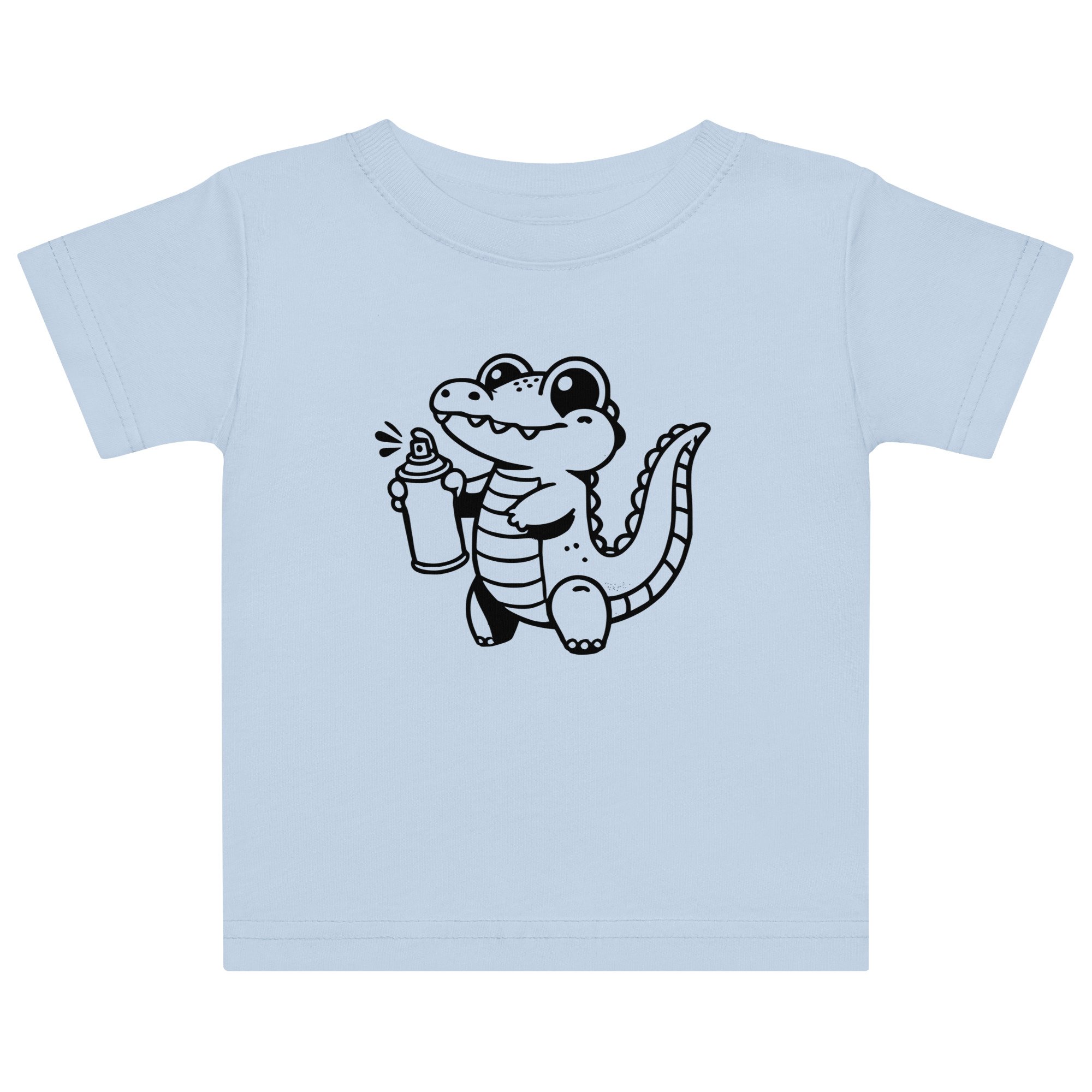 Alligator Graffiti Kids design by TSEL - Baby jersey t-shirt