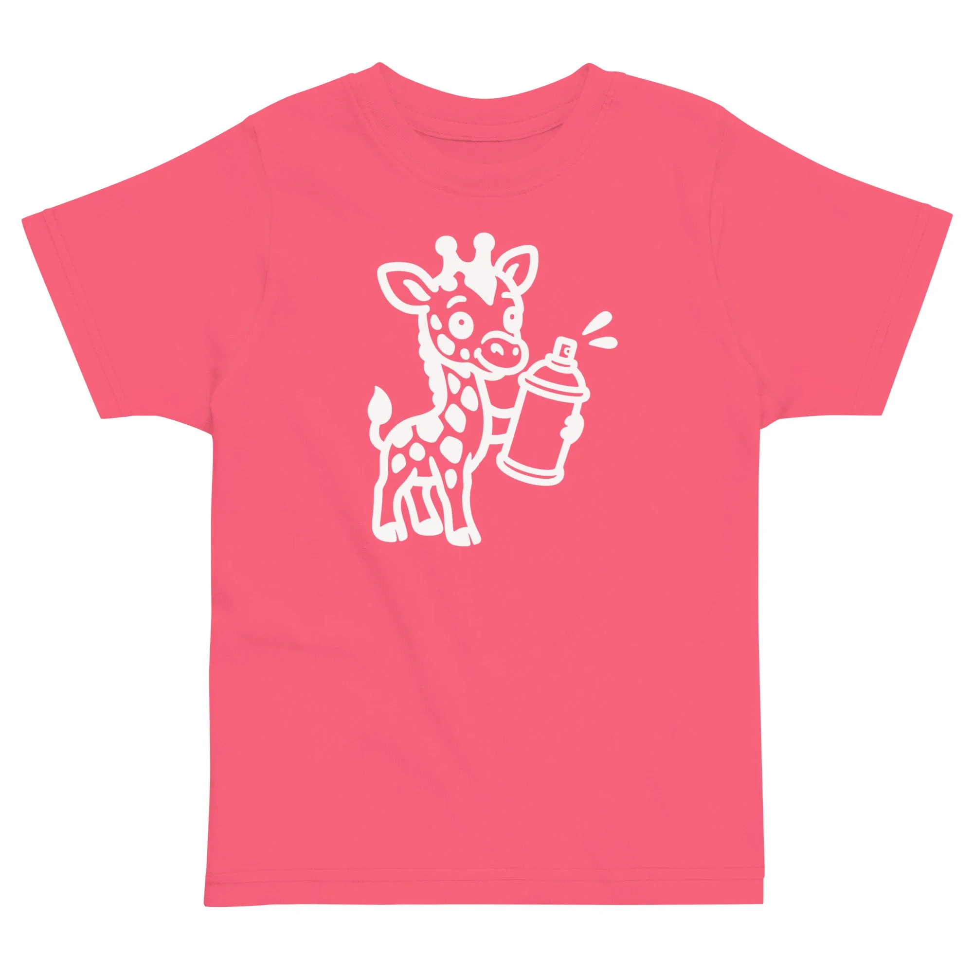 Giraffe Graffiti Kids design by TSEL - Toddler jersey t-shirt