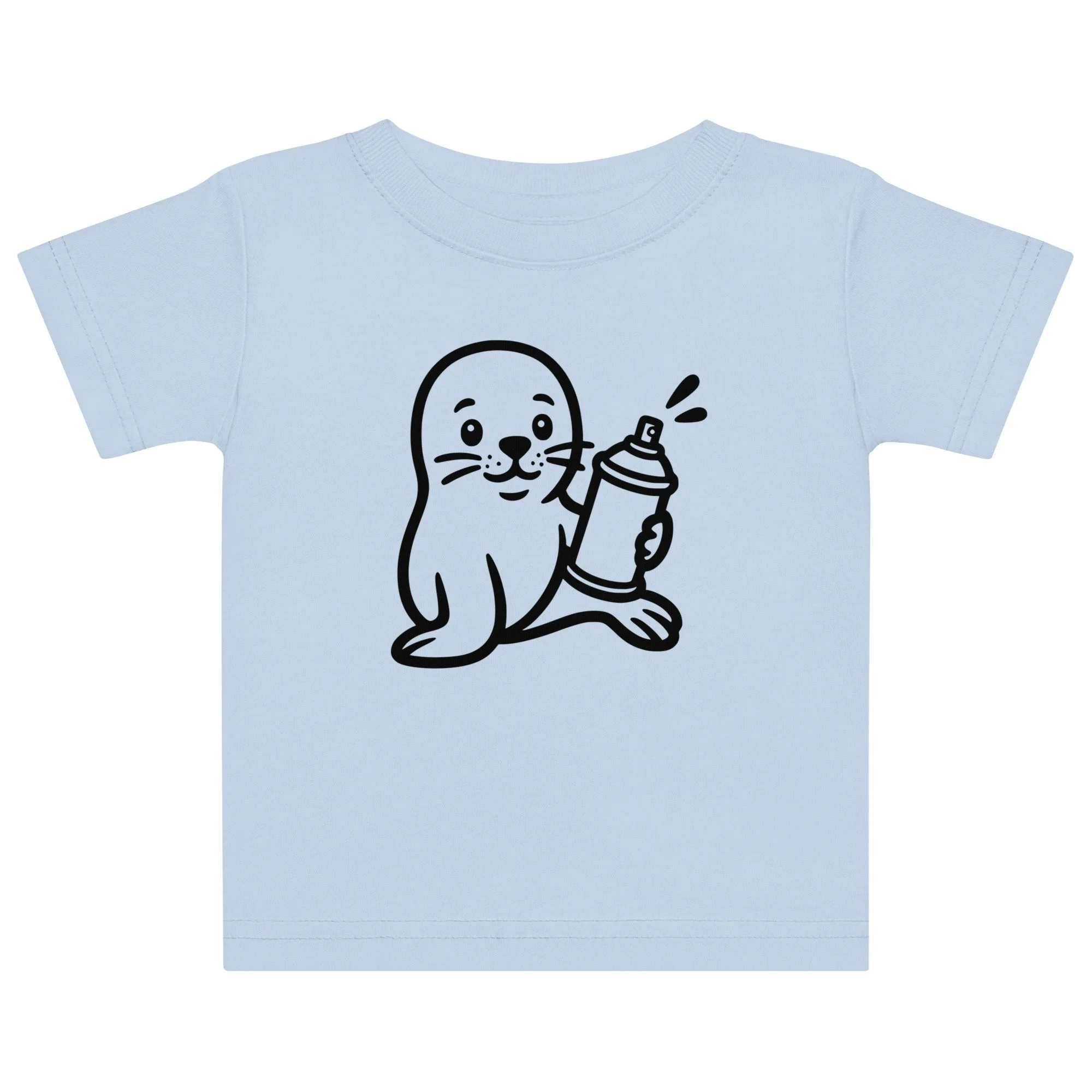 Seal Graffiti Kids design by TSEL - Baby jersey t-shirt