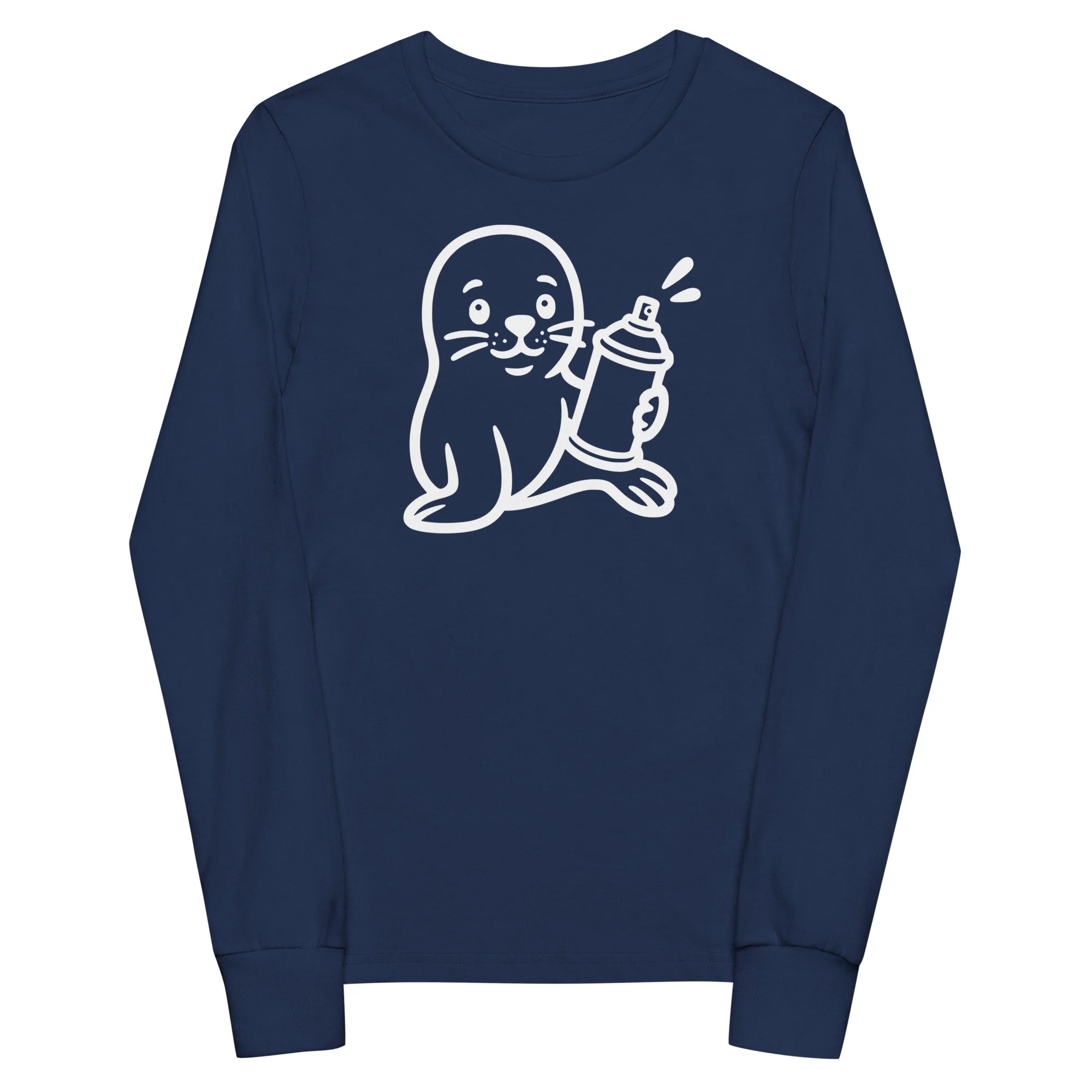 Seal Graffiti Kids design by TSEL - Youth long sleeve