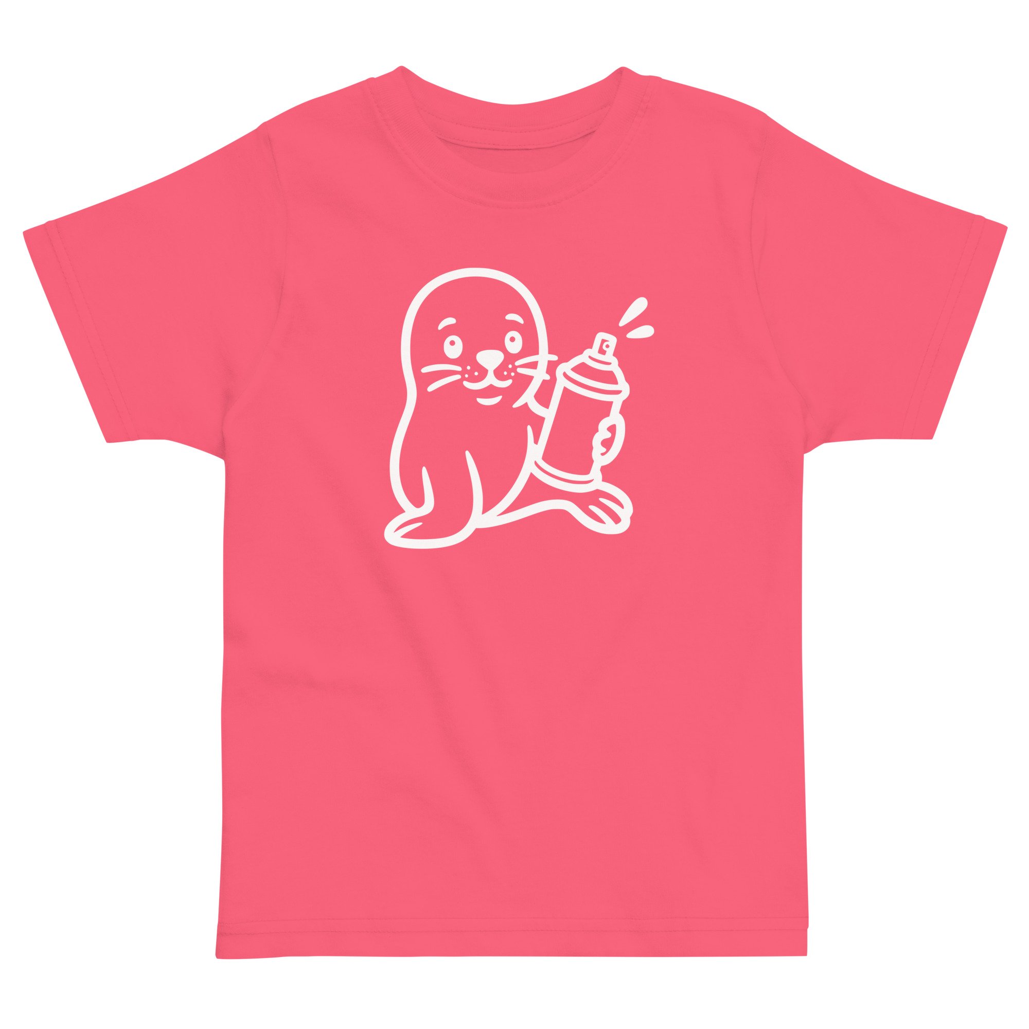 Seal Graffiti Kids design by TSEL - Toddler jersey t-shirt