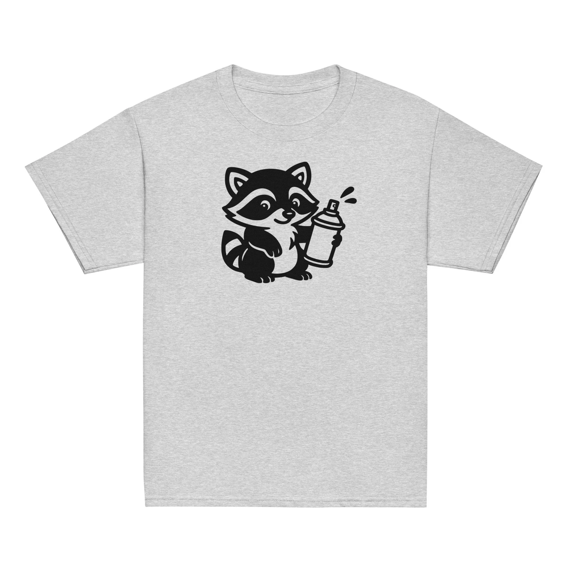 Raccoon Graffiti Kids design by TSEL - Youth classic tee