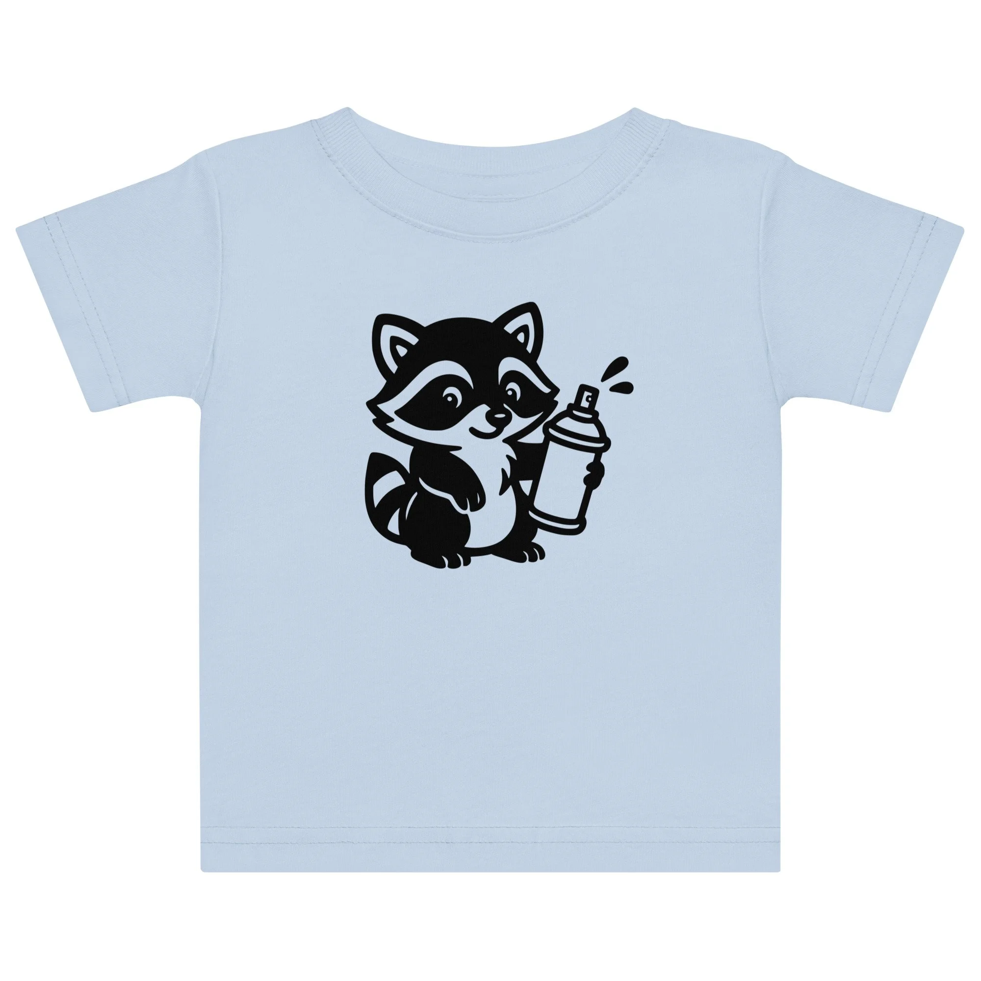 Raccoon Graffiti Kids design by TSEL - Baby jersey t-shirt