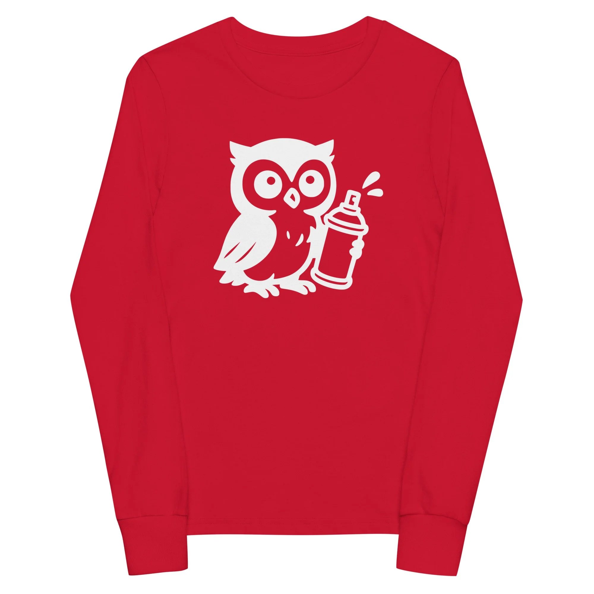 Owl Graffiti Kids design by TSEL - Youth long sleeve