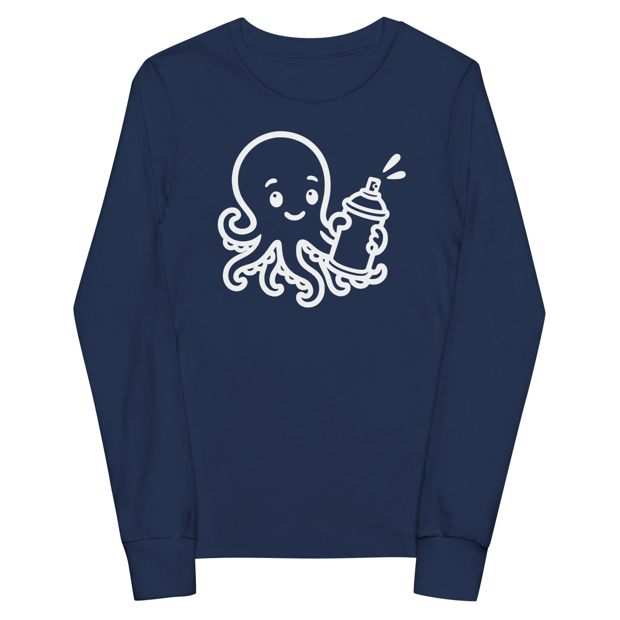 Octopus Graffiti Kids design by TSEL - Youth long sleeve