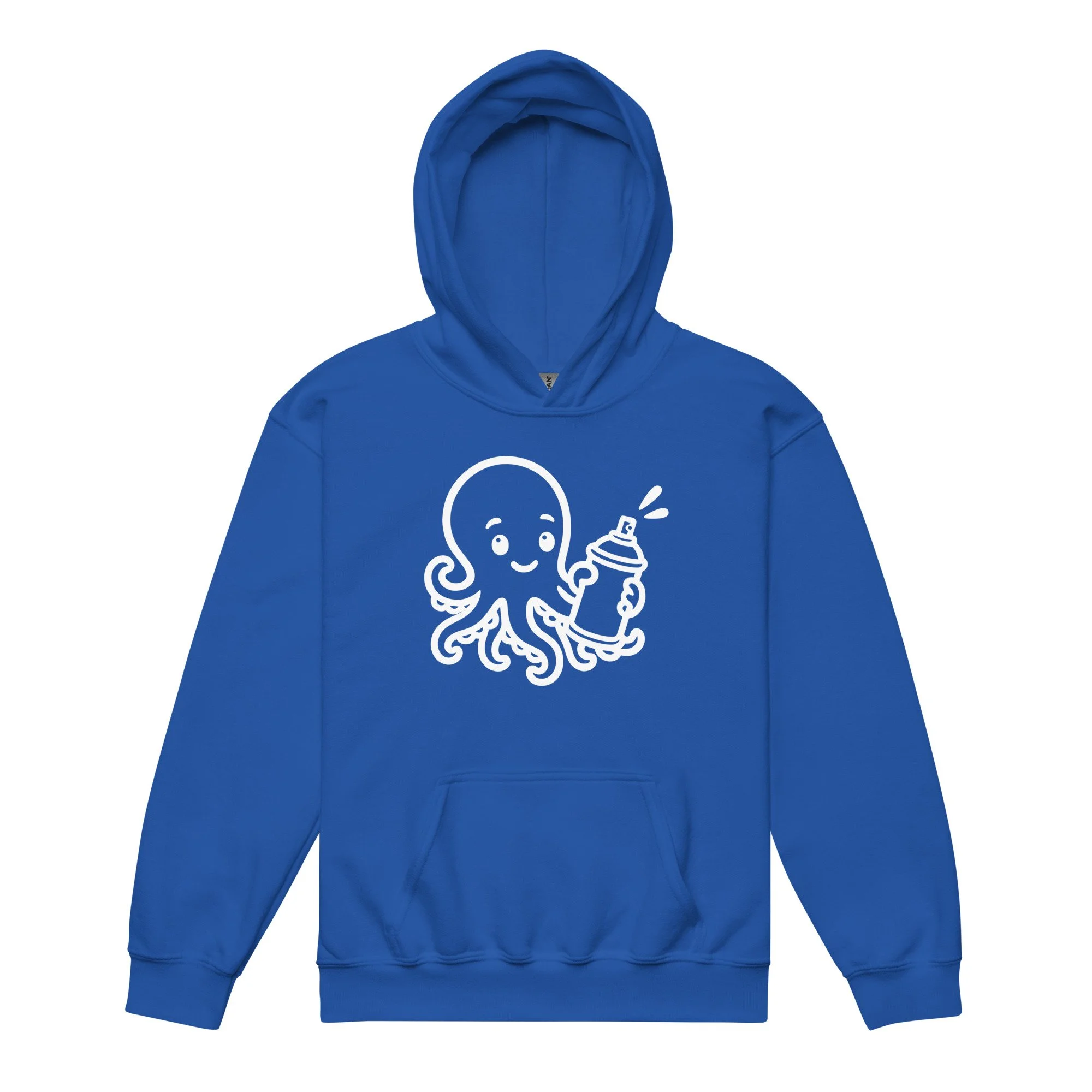 Octopus Graffiti Kids design by TSEL - Youth heavy blend hoodie