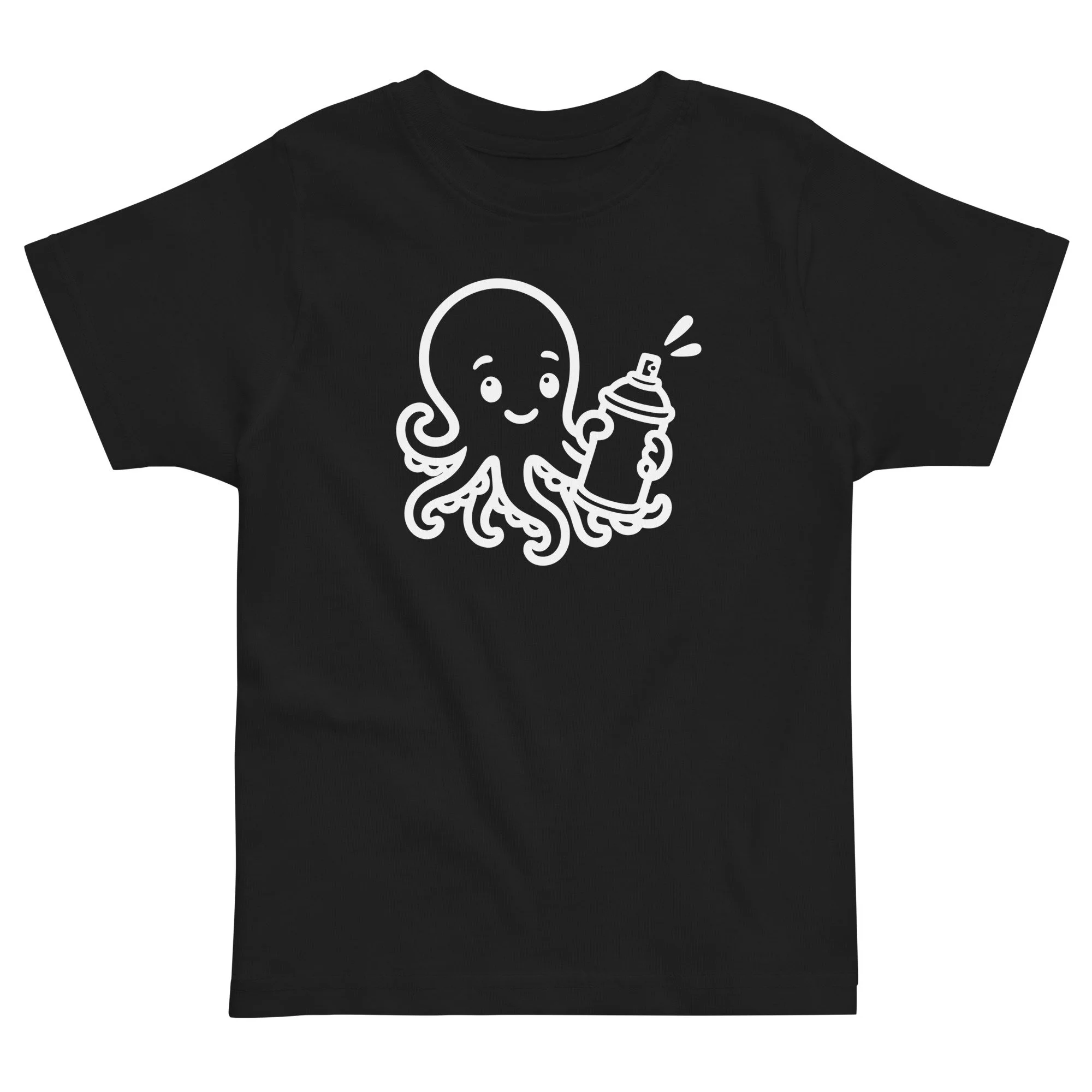 Octopus Graffiti Kids design by TSEL - Toddler jersey t-shirt