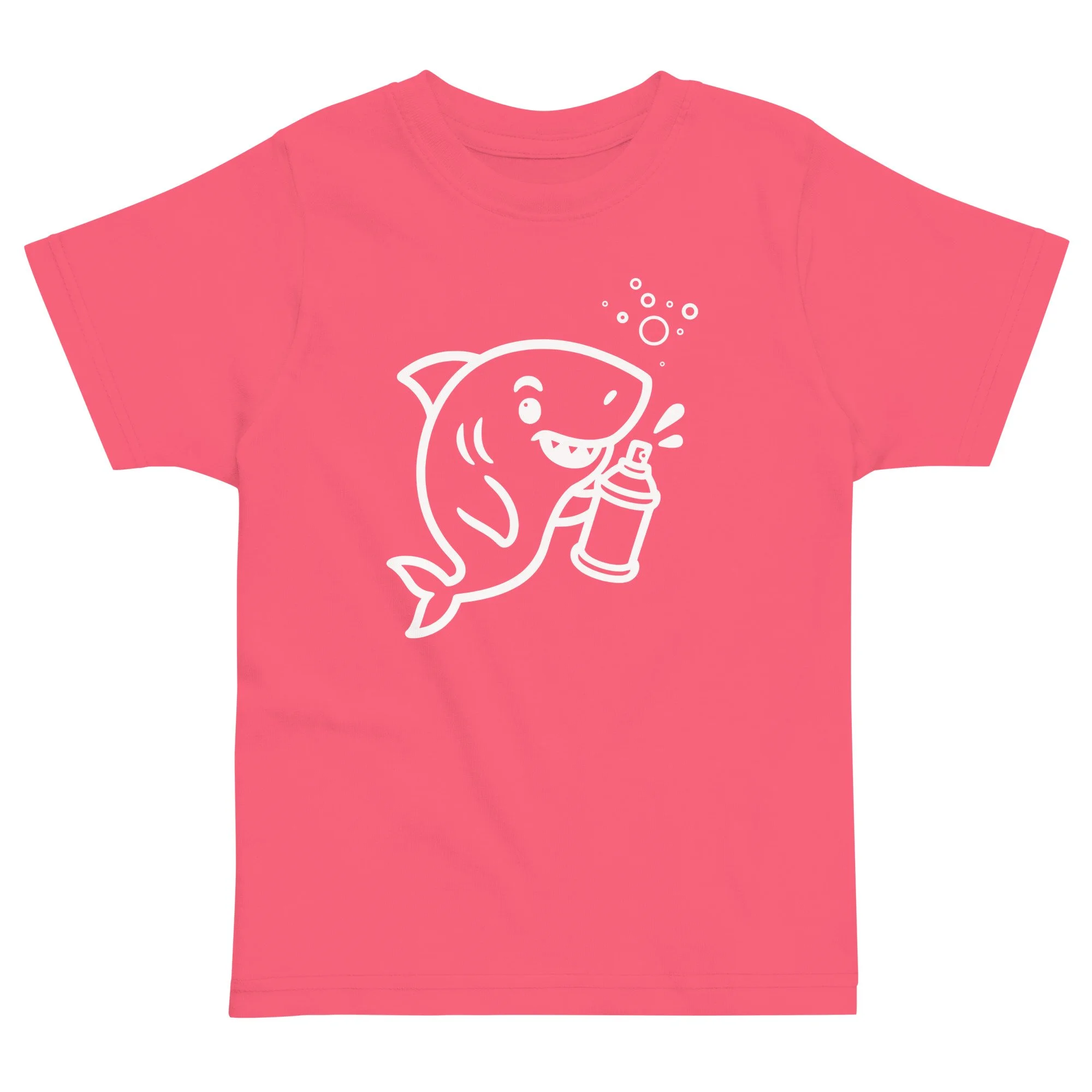 Shark Graffiti Kids design by TSEL - Toddler jersey t-shirt