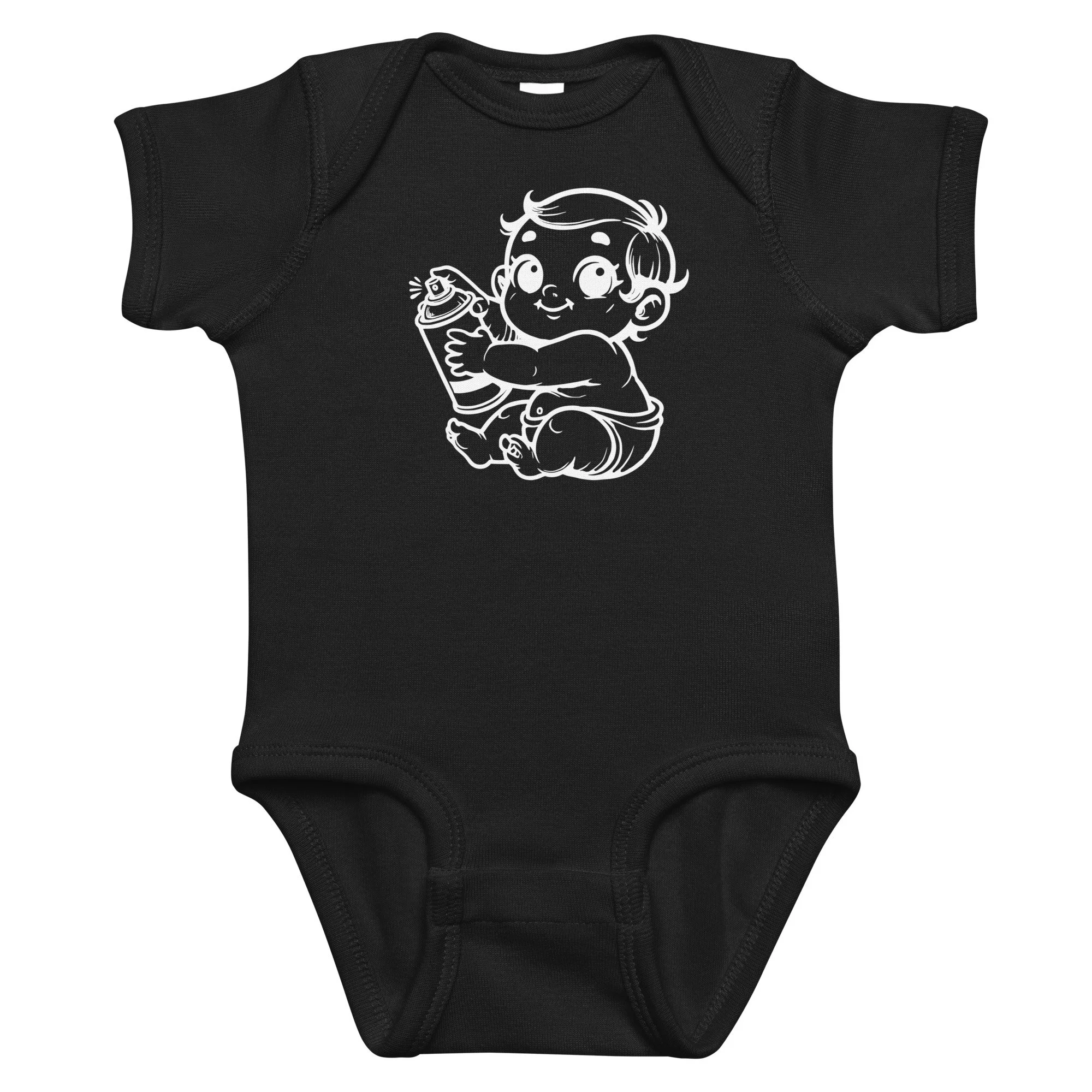 Baby Boy with can Graffiti Kids design by TSEL - Infant bodysuit