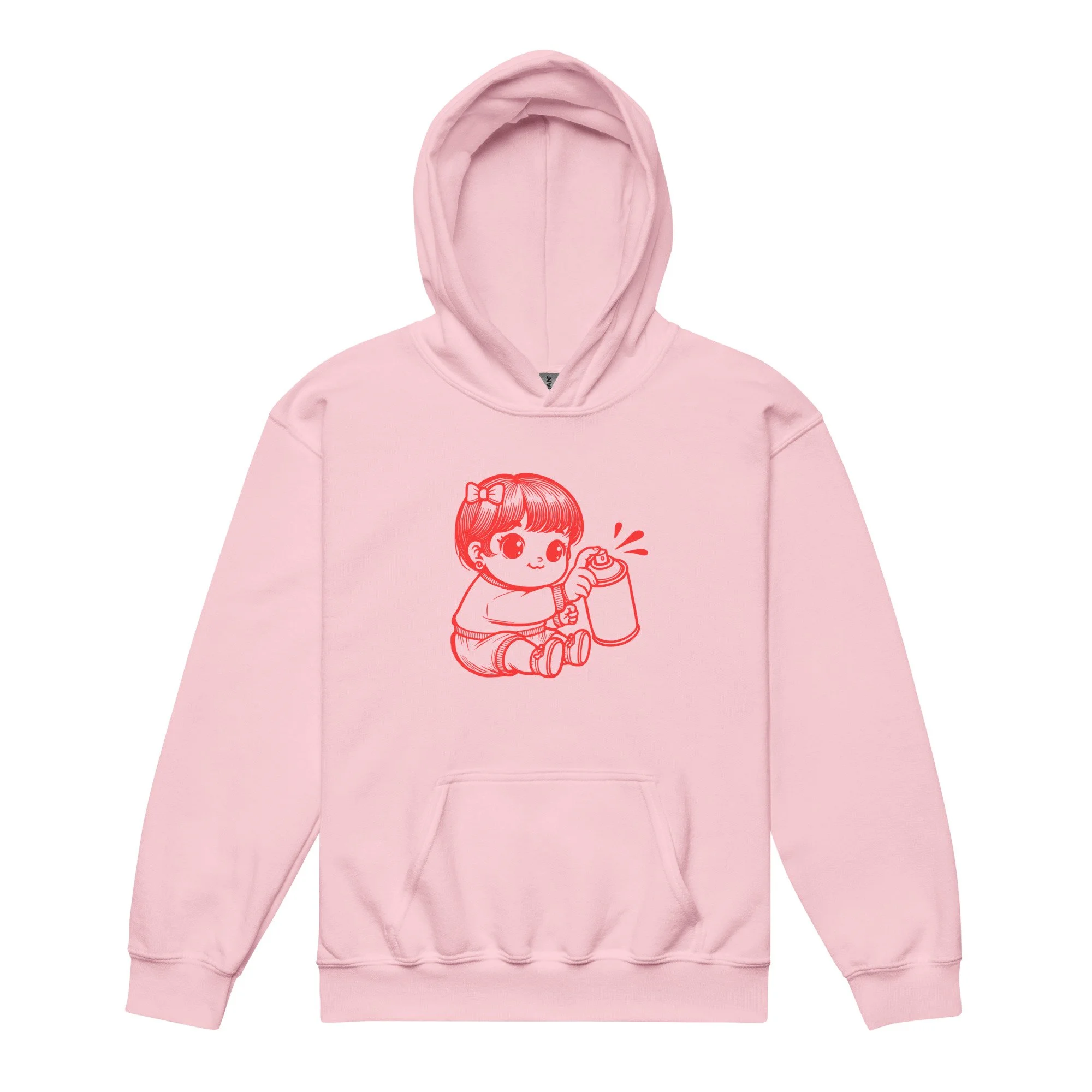 Baby Girl Graffiti Kids design by TSEL - Youth heavy blend hoodie