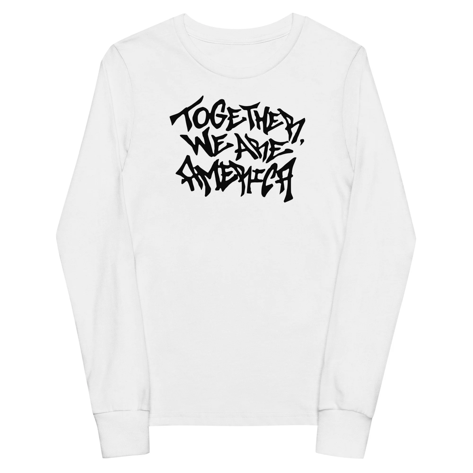 Together, We Are America Graffiti Kids design by TSEL - Youth long sleeve