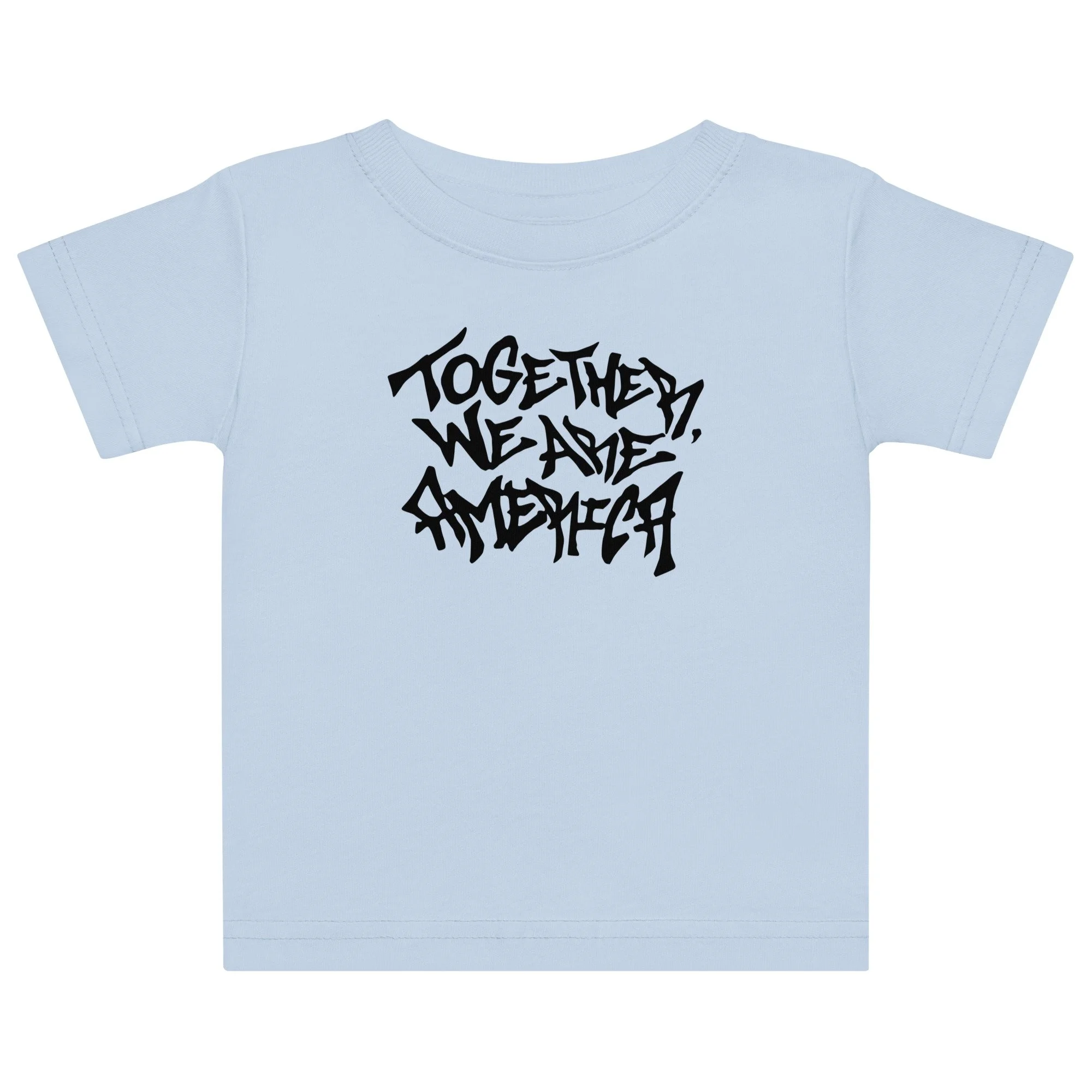 Together, We Are America Graffiti Kids design by TSEL - Baby jersey t-shirt